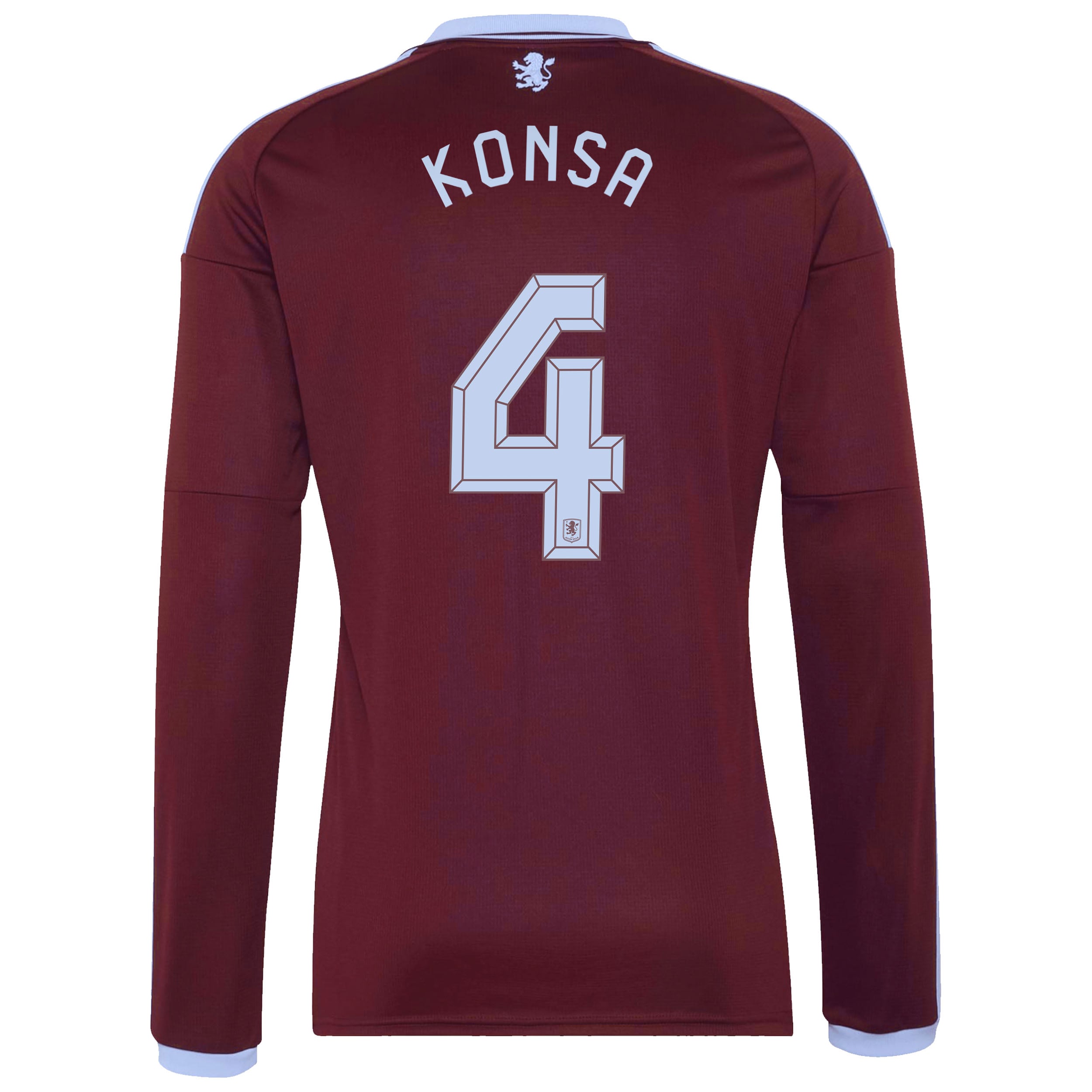 Aston Villa adidas Home Shirt 2026-27 - Long Sleeve with Konsa 4 Cup printing, , rebel_hi-res