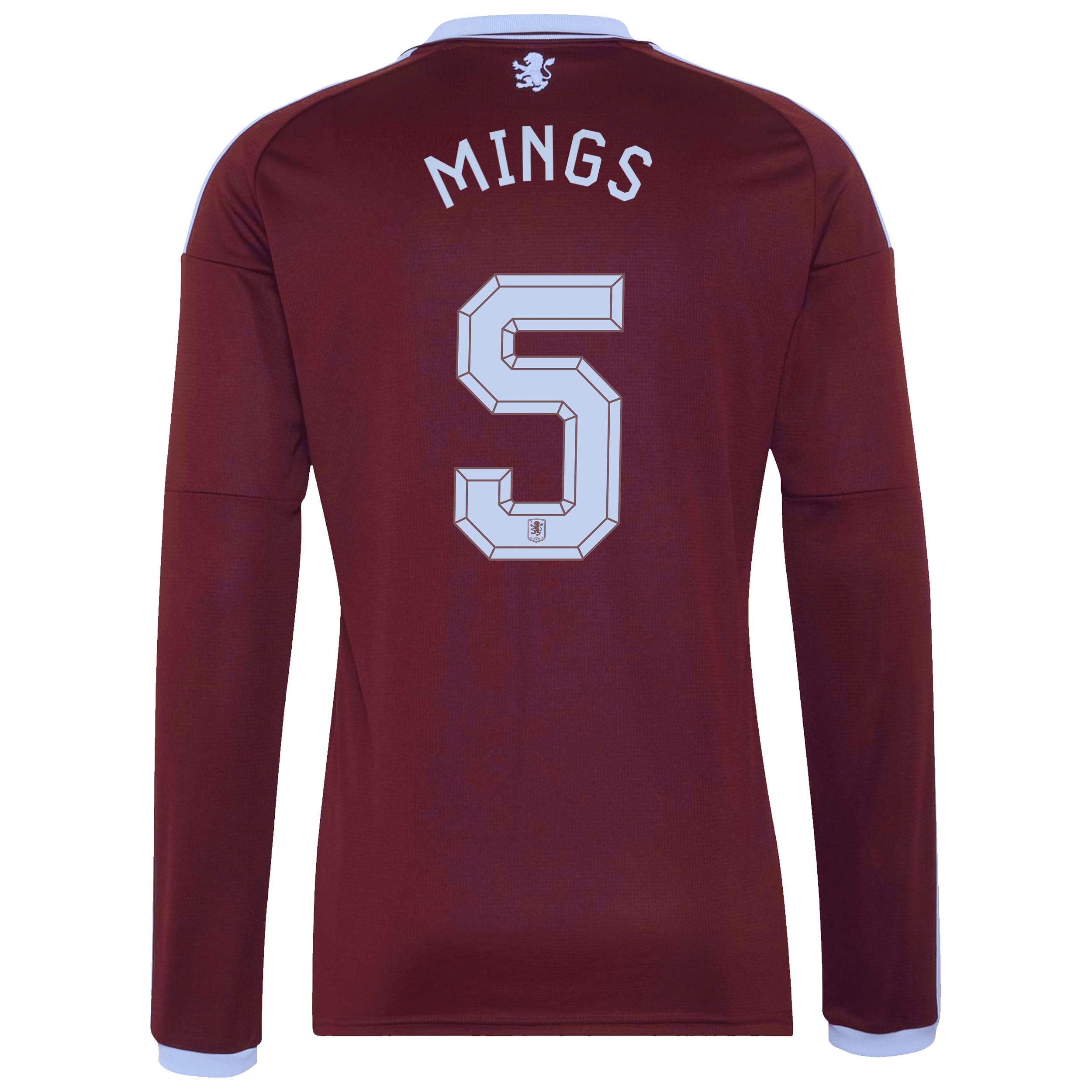 Aston Villa adidas Home Shirt 2026-27 - Long Sleeve with Mings 5 Cup printing, , rebel_hi-res