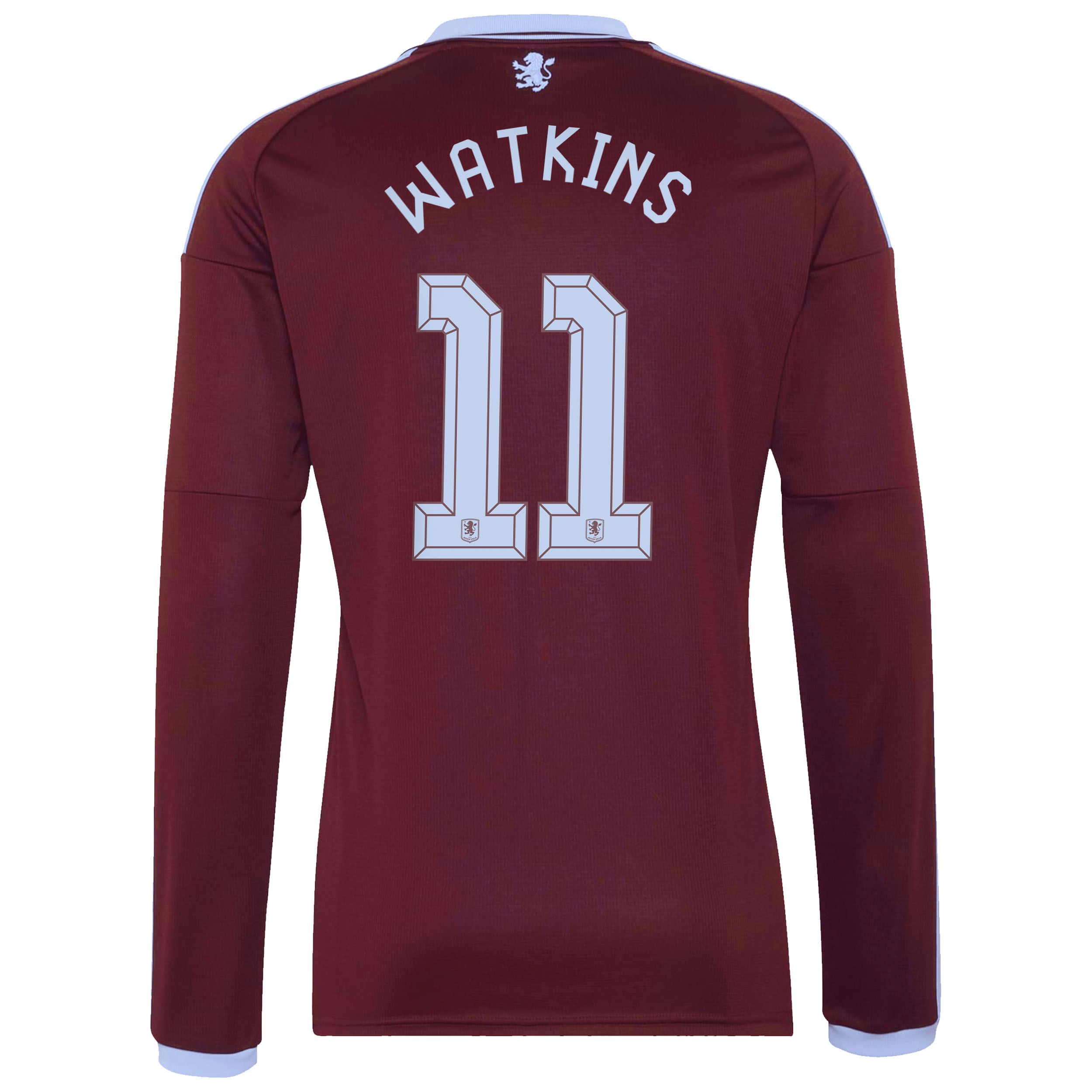 Aston Villa adidas Home Shirt 2026-27 - Long Sleeve with Watkins 11 Cup printing, , rebel_hi-res