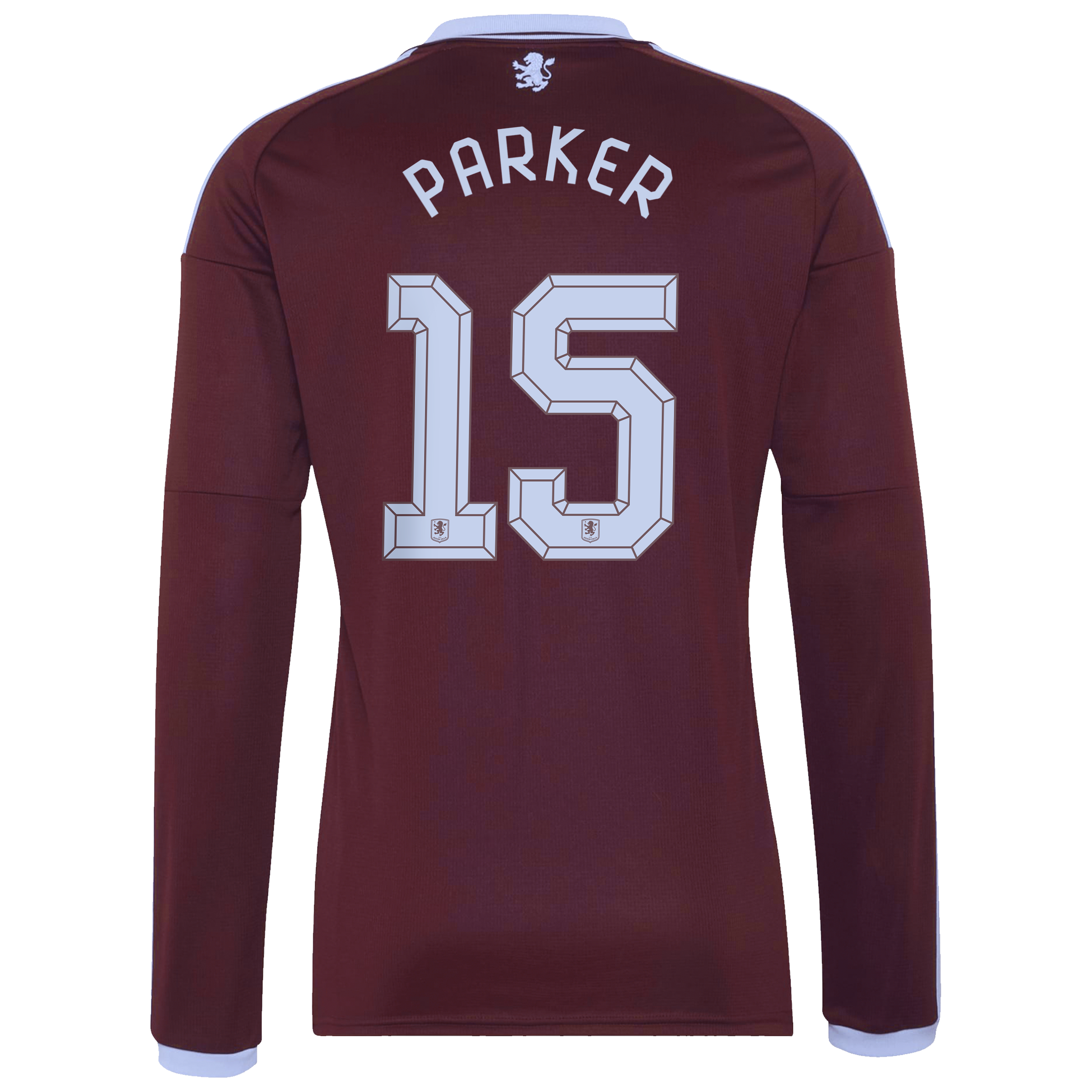 Aston Villa adidas Home Shirt 2026-27 - Long Sleeve with Parker 15 Cup printing, , rebel_hi-res