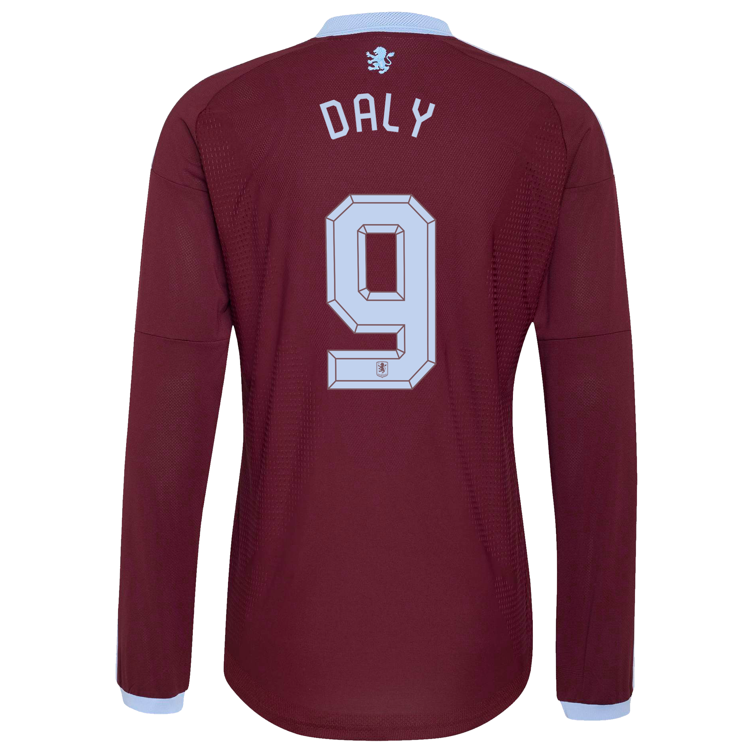 Aston Villa adidas Home Authentic Shirt 2026-27 - Long Sleeve with Daly 9 Cup printing, , rebel_hi-res