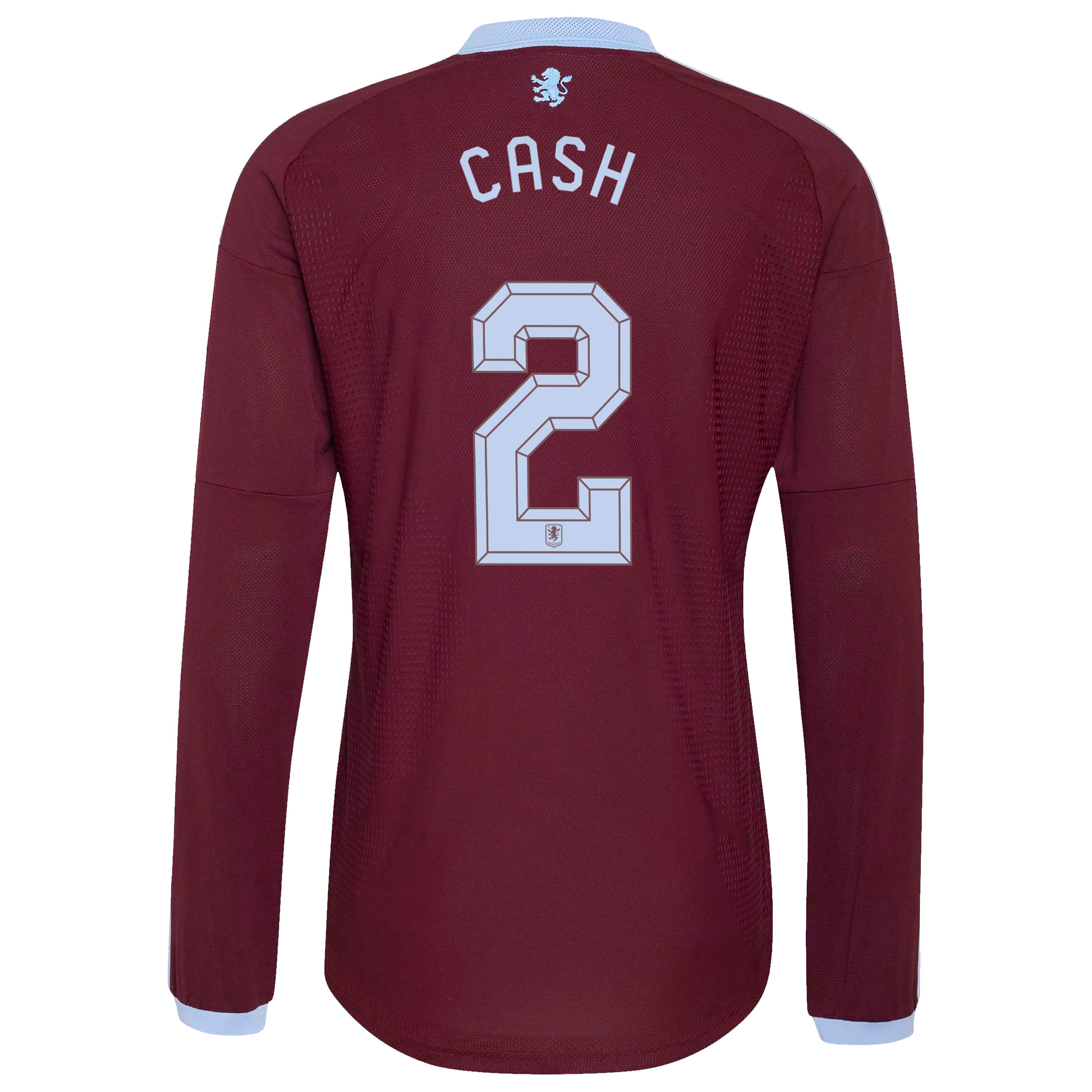 Aston Villa adidas Home Authentic Shirt 2026-27 - Long Sleeve with Cash 2 Cup printing, , rebel_hi-res