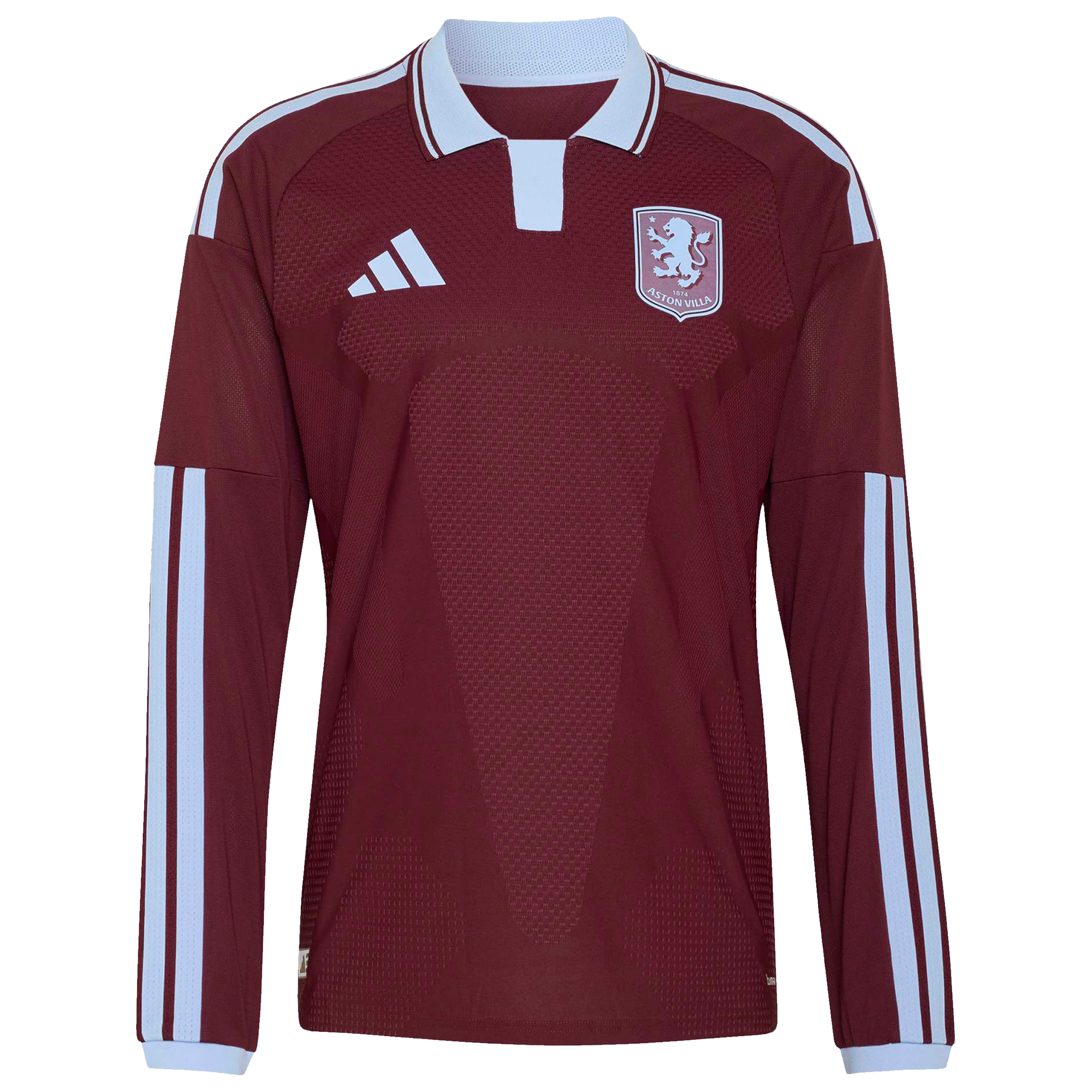 Aston Villa adidas Home Authentic Shirt 2026-27 - Long Sleeve with Kamara 8 Cup printing, , rebel_hi-res