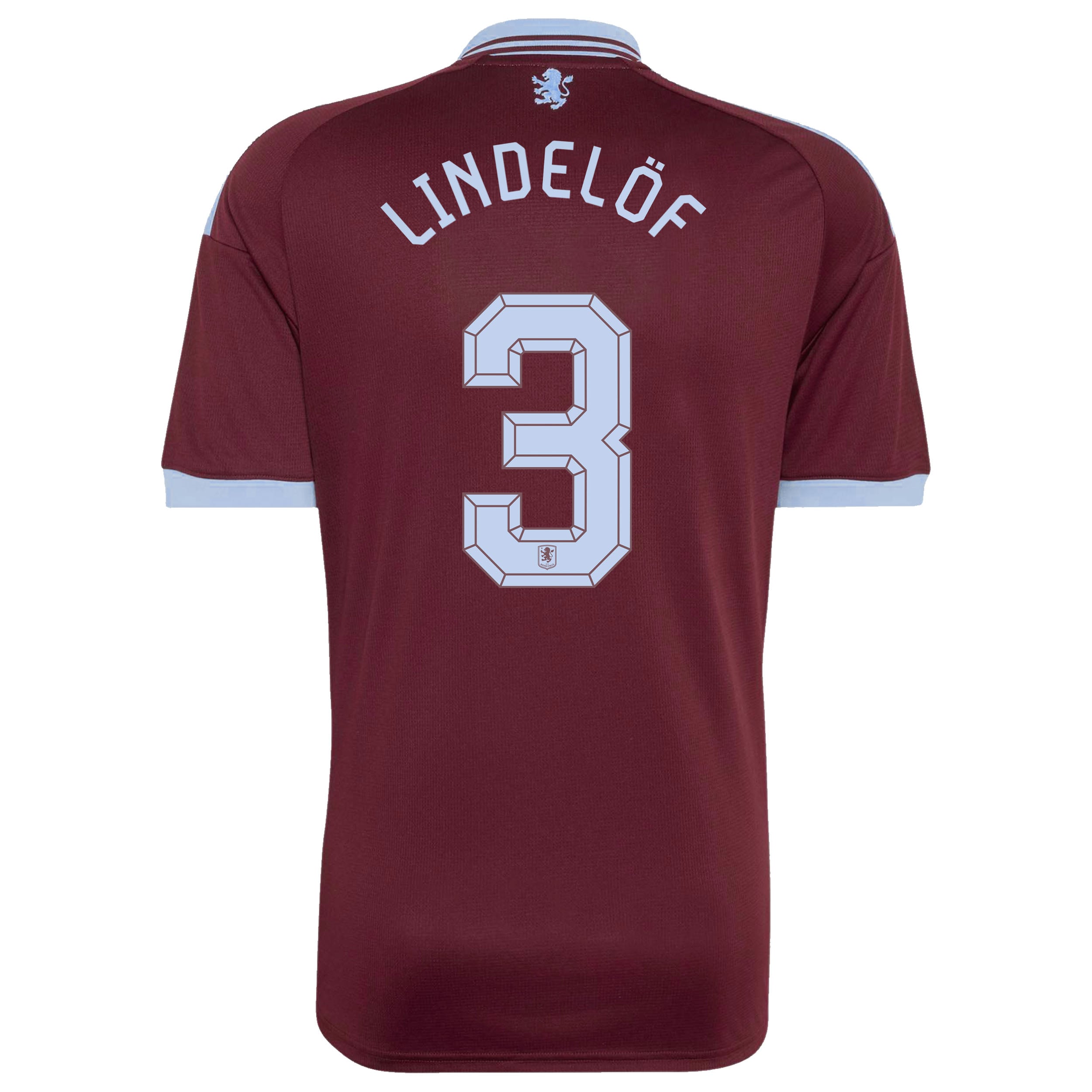 Aston Villa adidas Home Shirt 2026-27 with Lindel&ouml;f 3 Cup printing, , rebel_hi-res