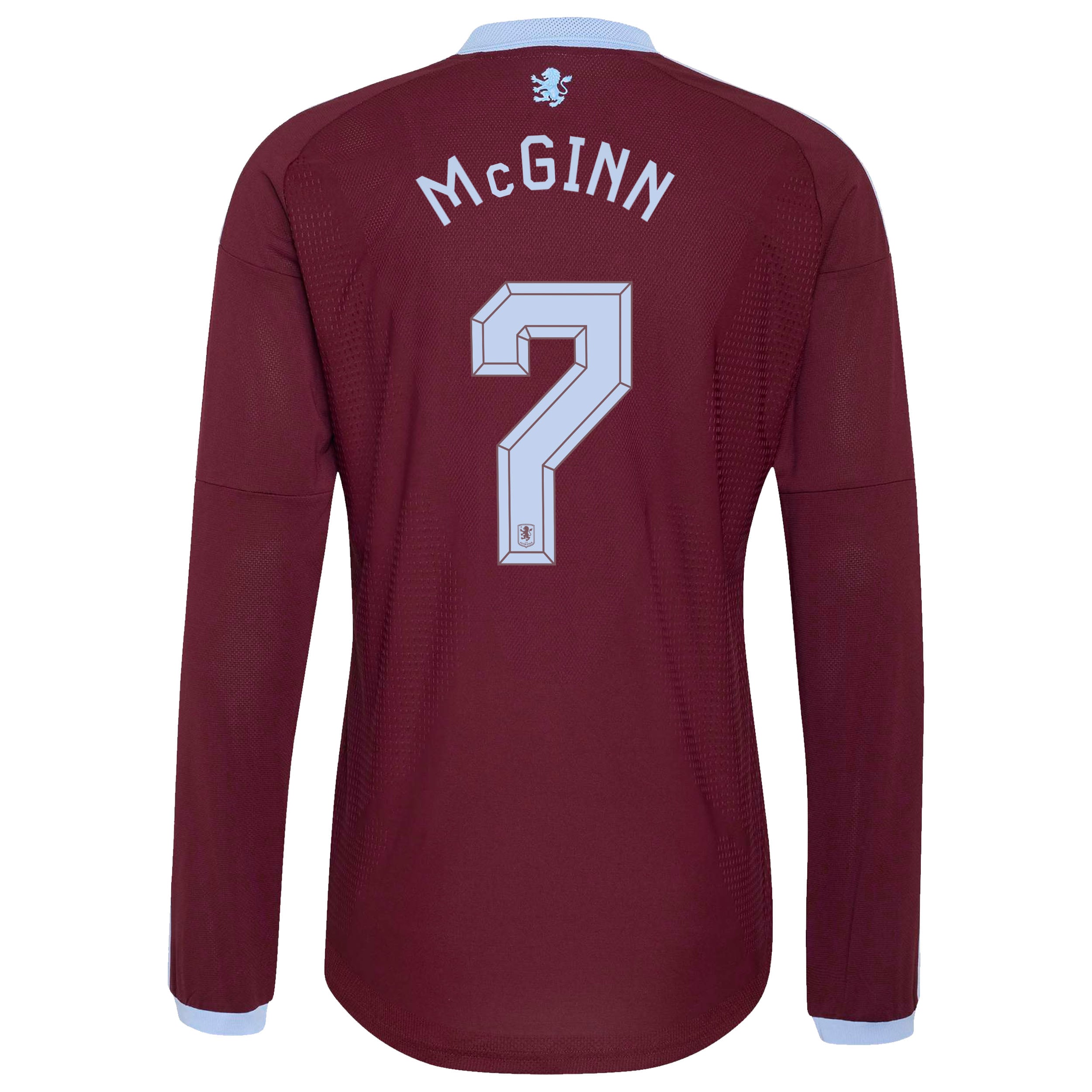 Aston Villa adidas Home Authentic Shirt 2026-27 - Long Sleeve with McGinn 7 Cup printing, , rebel_hi-res