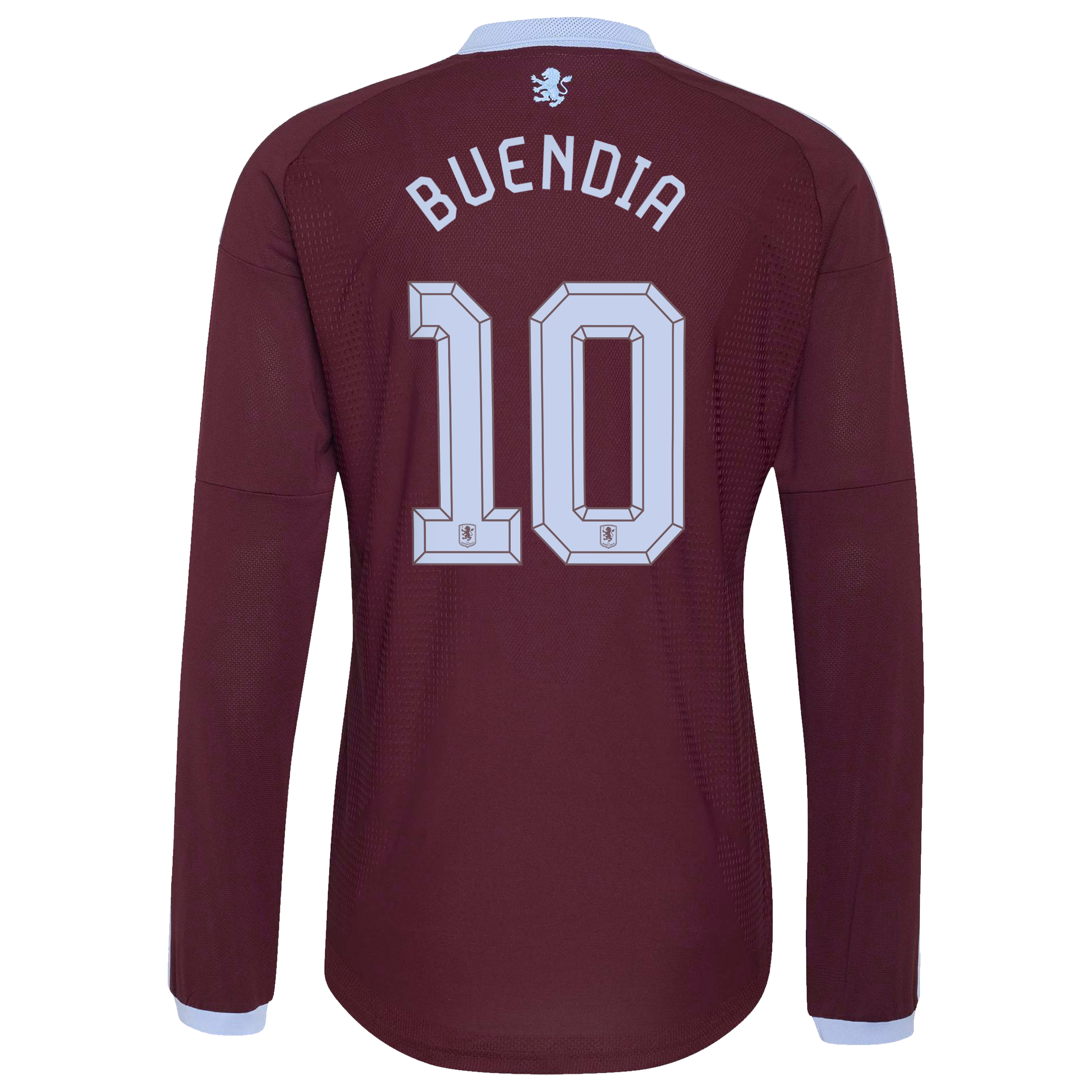 Aston Villa adidas Home Authentic Shirt 2026-27 - Long Sleeve with Buendia 10 Cup printing, , rebel_hi-res