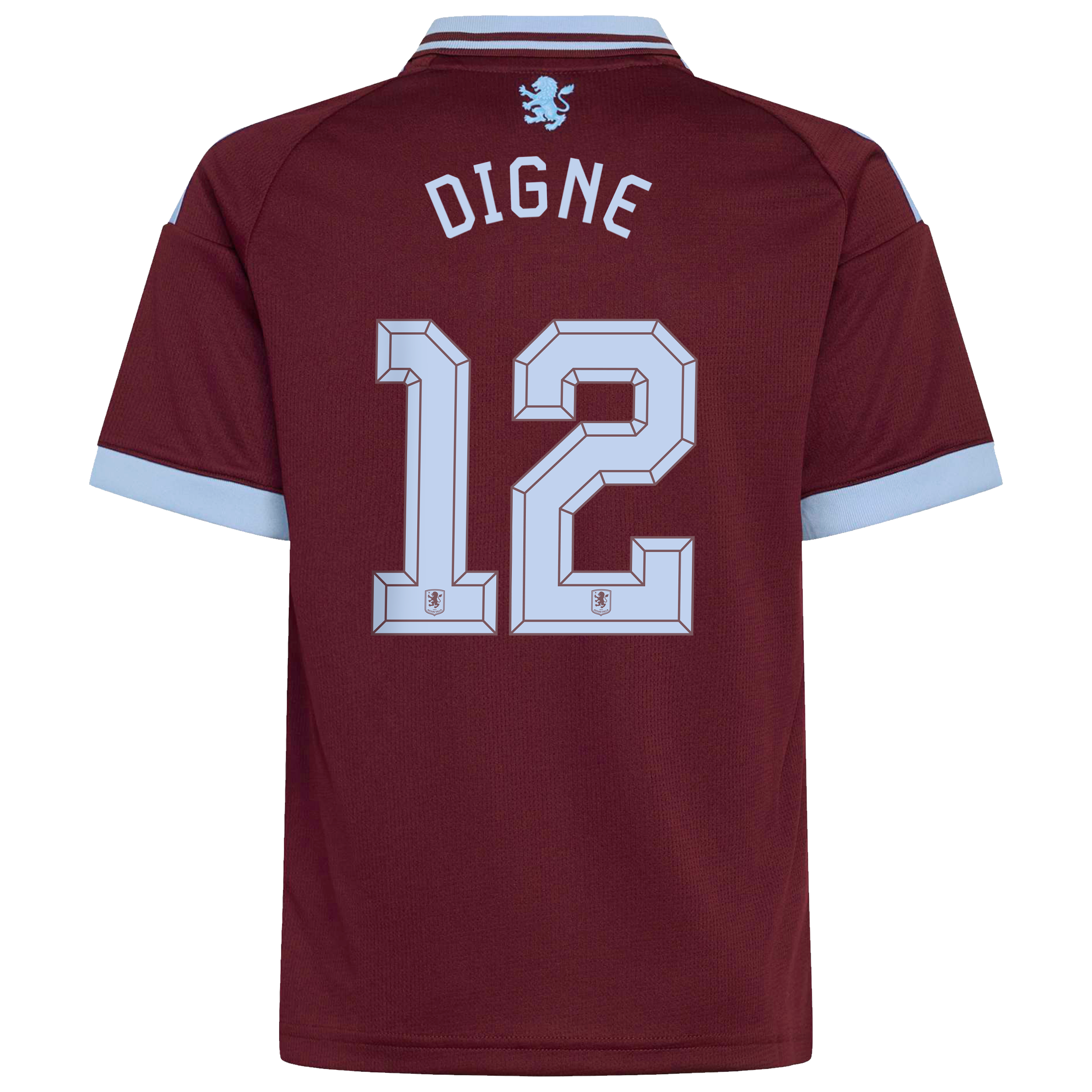 Aston Villa adidas Home Shirt 2026-27 - Kids with Digne 12 Cup printing, , rebel_hi-res