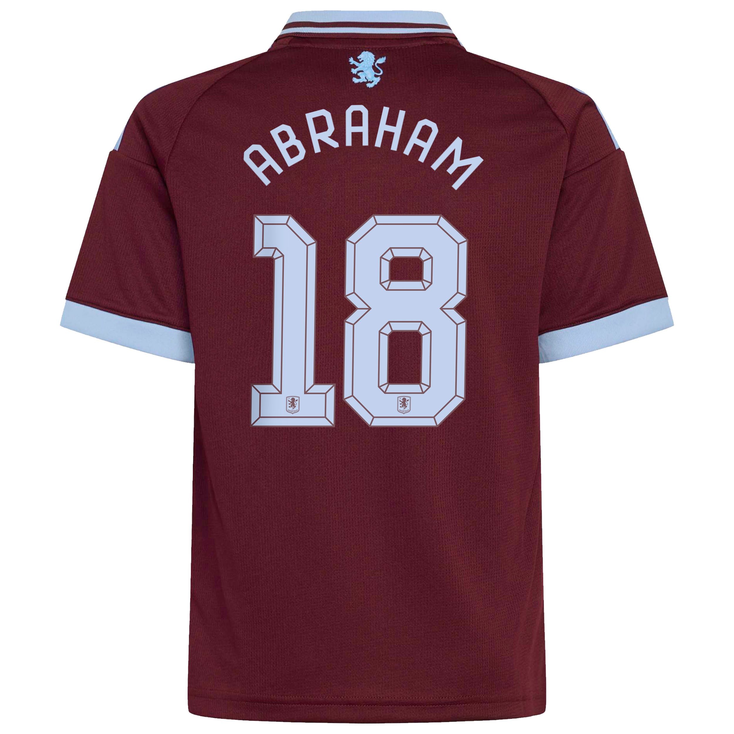 Aston Villa adidas Home Shirt 2026-27 - Kids with Abraham 18 Cup printing, , rebel_hi-res