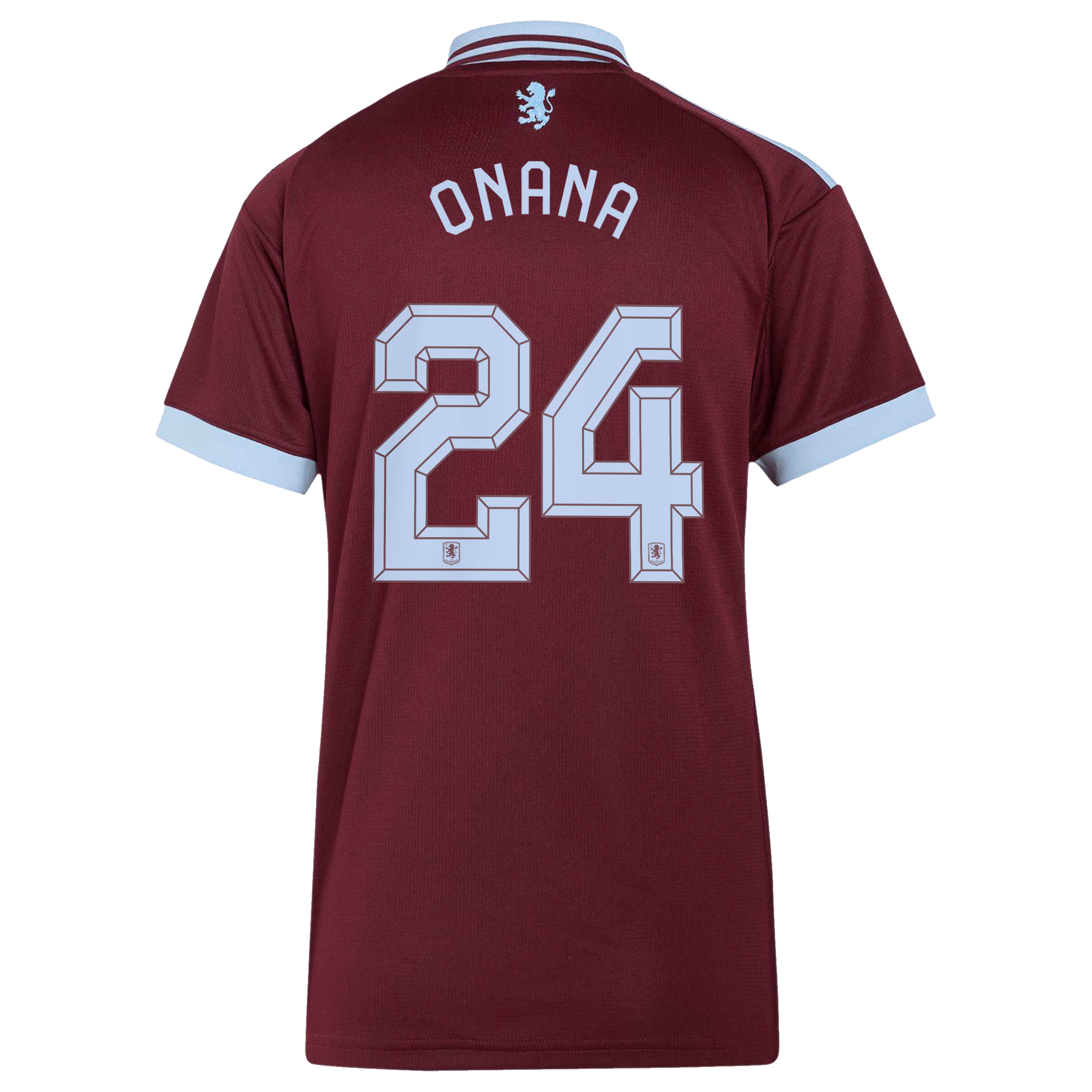 Aston Villa adidas Home Shirt 2026-27 - Womens with Onana 24 Cup printing, , rebel_hi-res