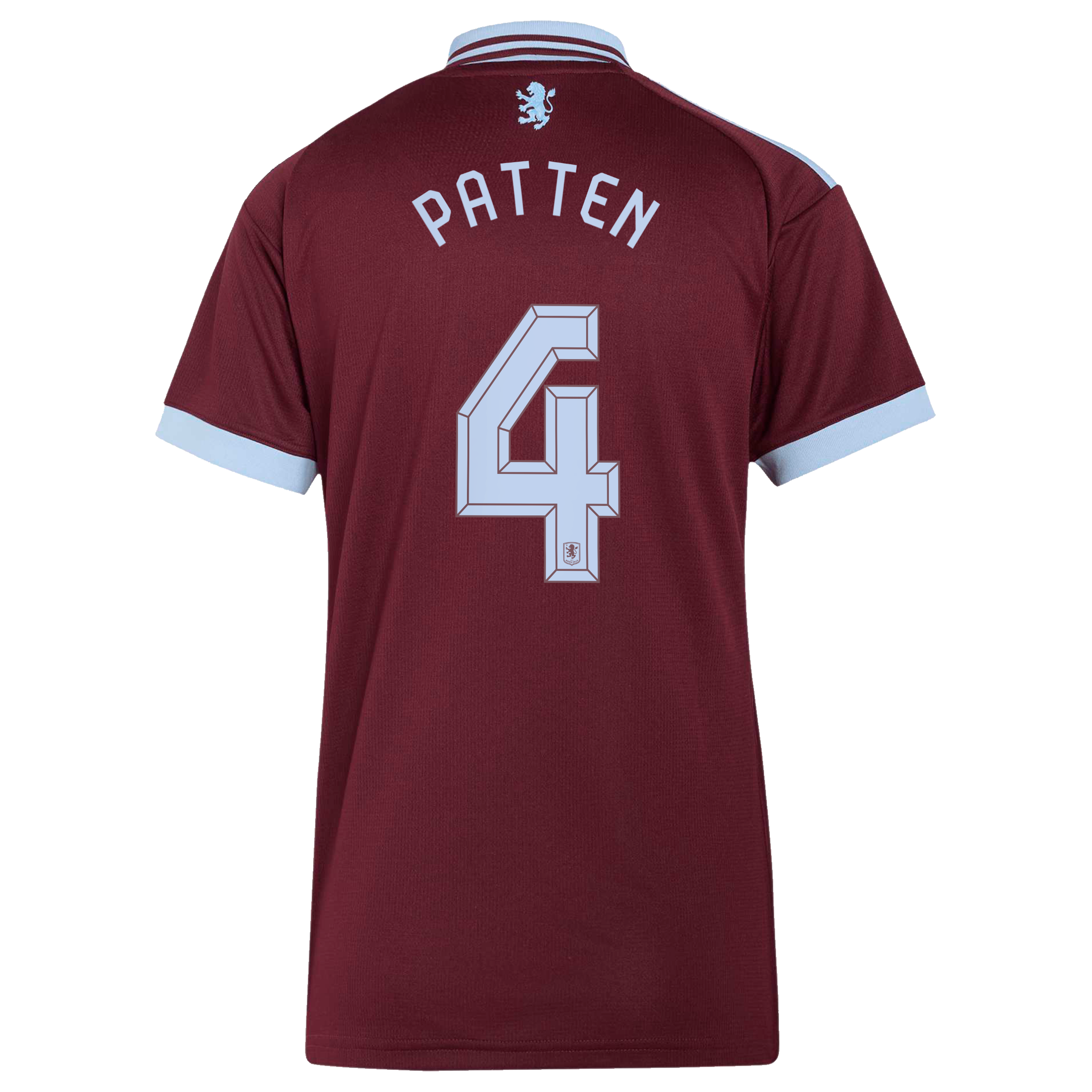 Aston Villa adidas Home Shirt 2026-27 - Womens with Patten 4 Cup printing, , rebel_hi-res
