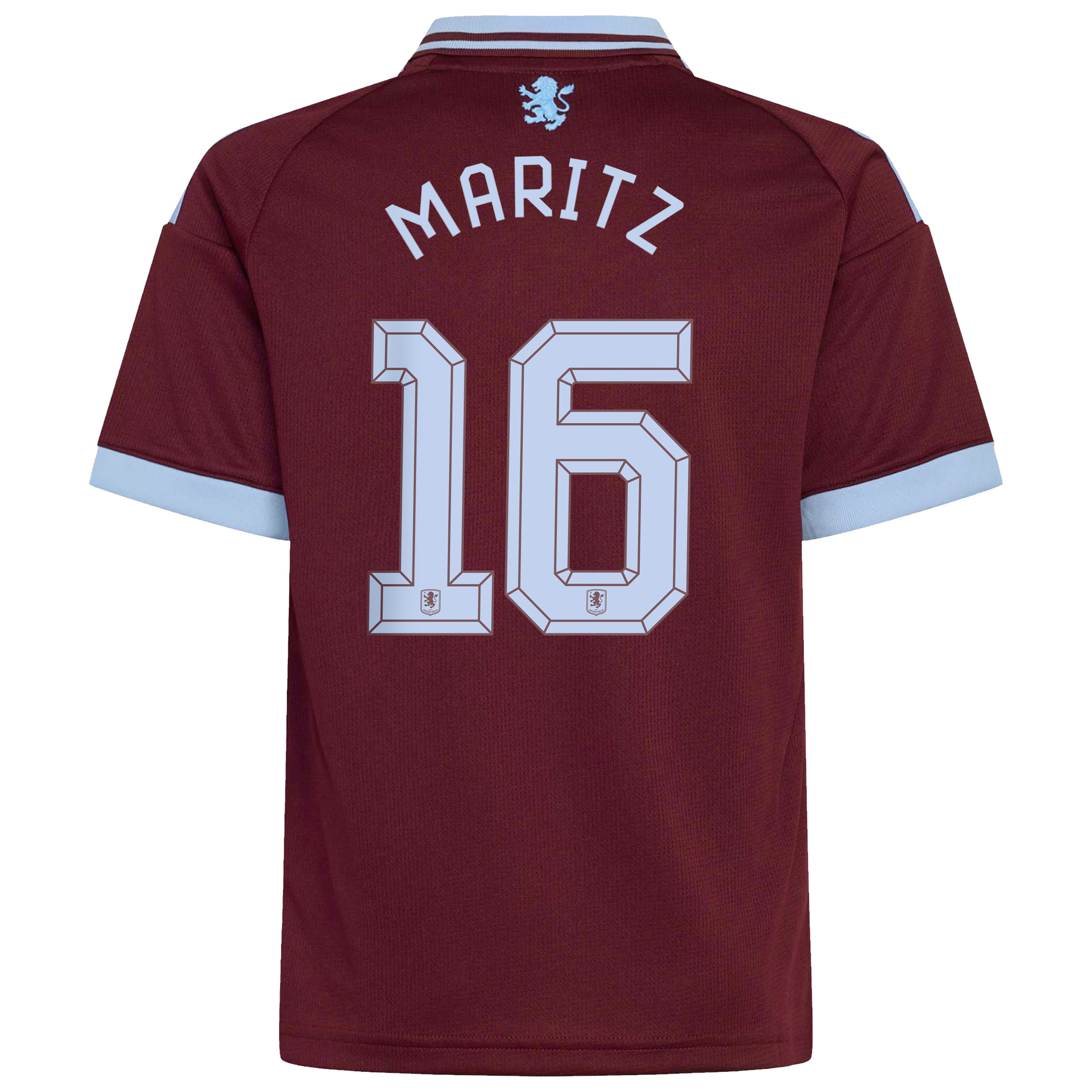 Aston Villa adidas Home Shirt 2026-27 - Kids with Maritz 16 Cup printing, , rebel_hi-res