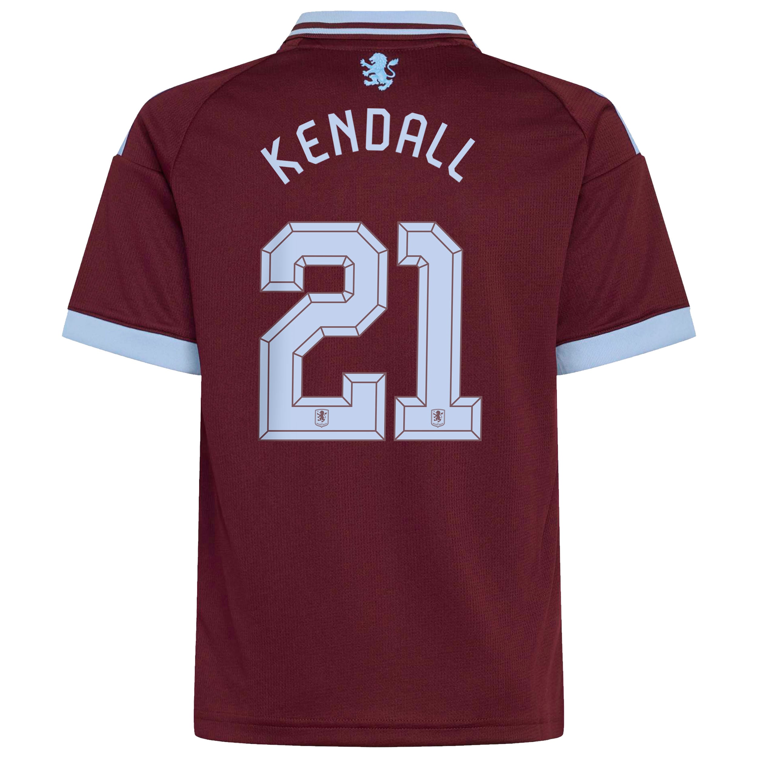 Aston Villa adidas Home Shirt 2026-27 - Kids with Kendall 21 Cup printing, , rebel_hi-res