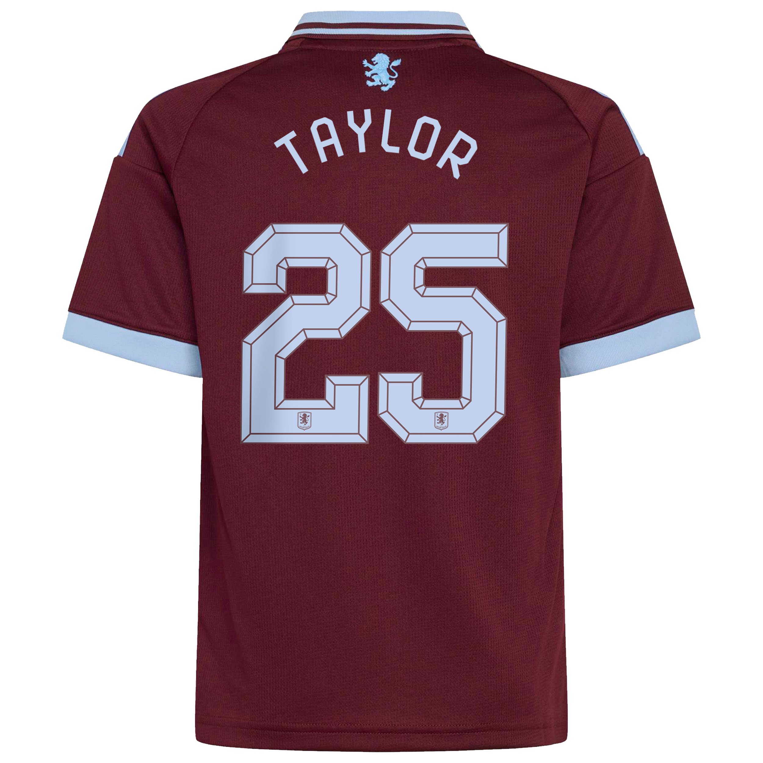 Aston Villa adidas Home Shirt 2026-27 - Kids with Taylor 25 Cup printing, , rebel_hi-res