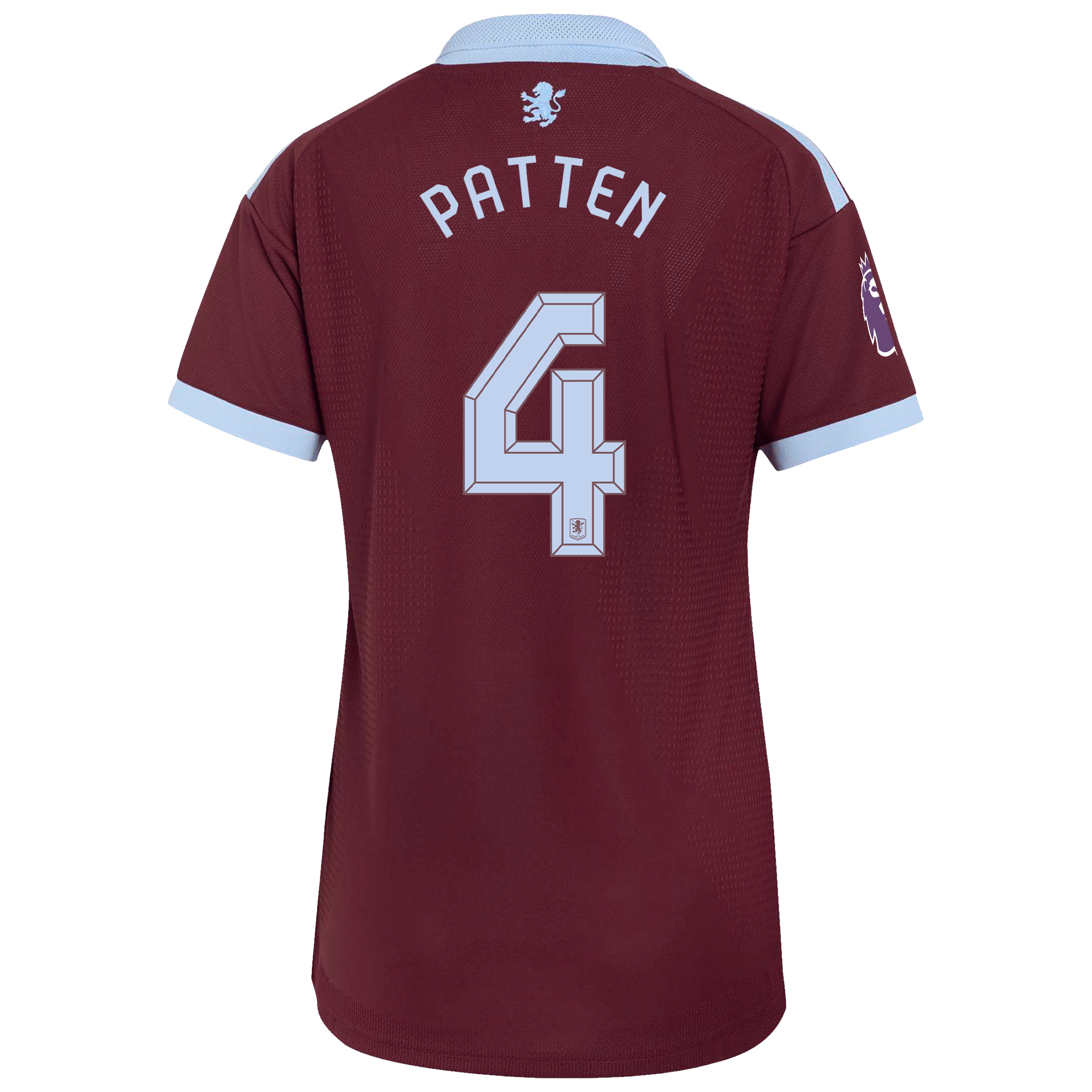 Aston Villa adidas Home Authentic Shirt 2026-27 - Womens with Patten 4 Cup printing, , rebel_hi-res