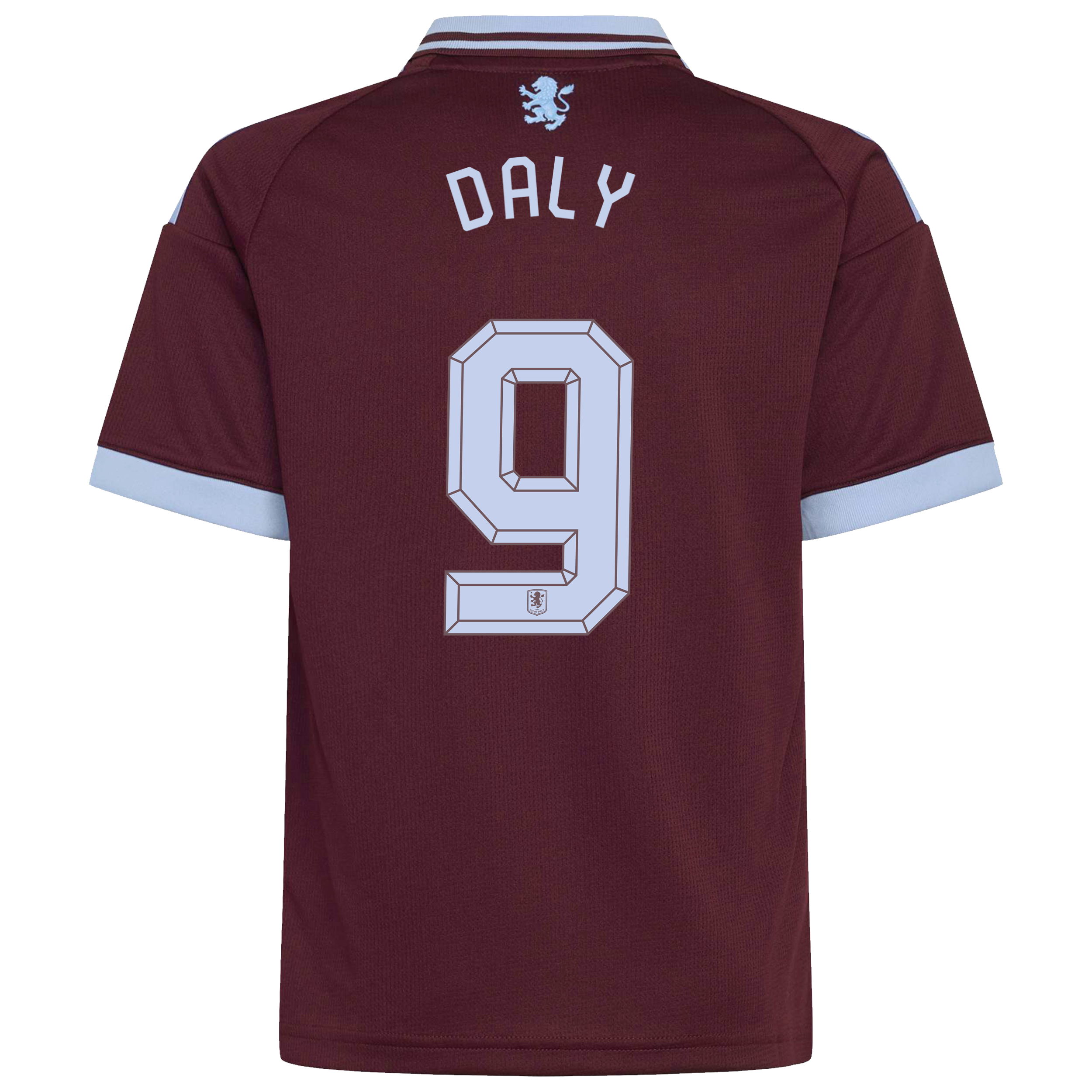 Aston Villa adidas Home Shirt 2026-27 - Kids with Daly 9 Cup printing, , rebel_hi-res