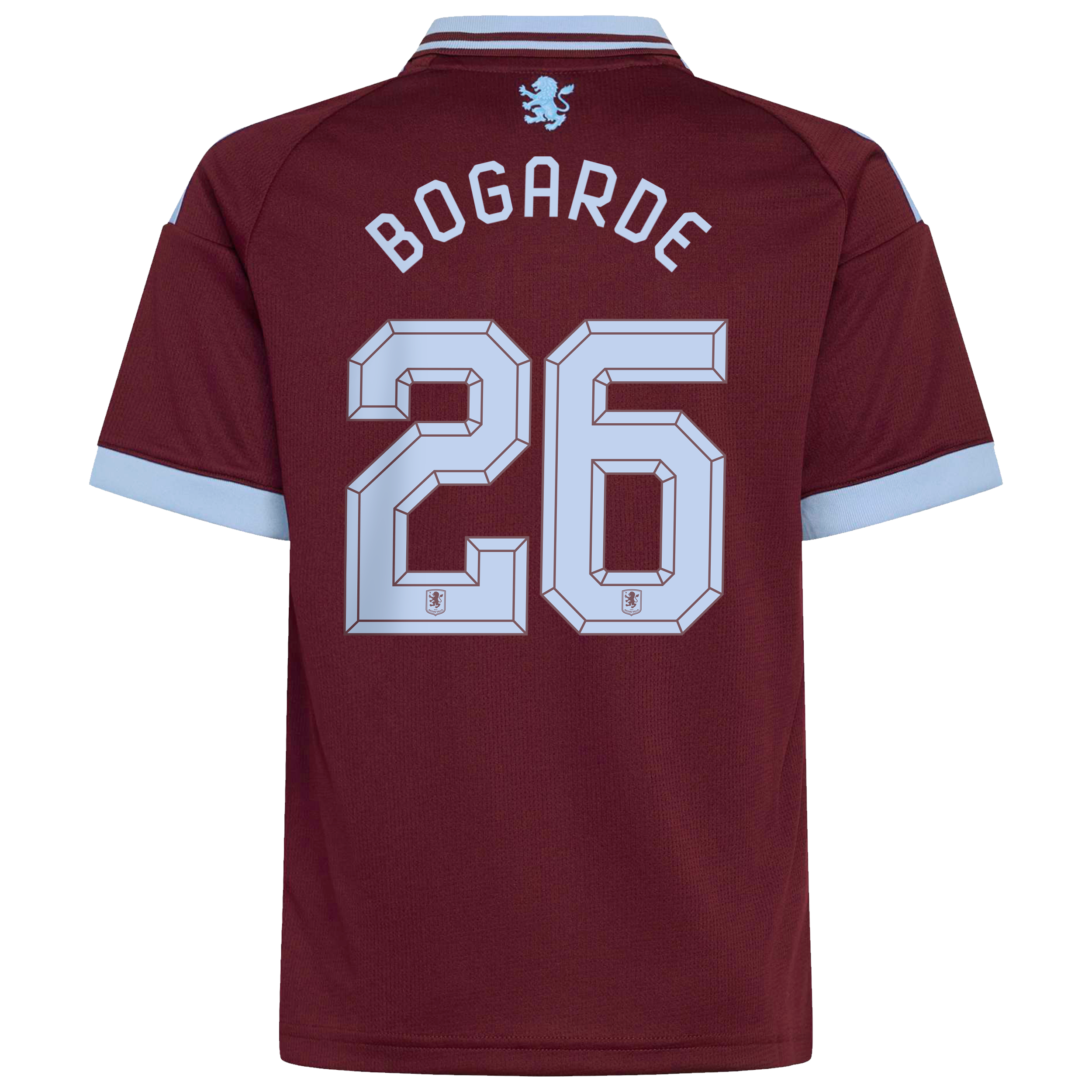 Aston Villa adidas Home Shirt 2026-27 - Kids with Bogarde 26 Cup printing, , rebel_hi-res