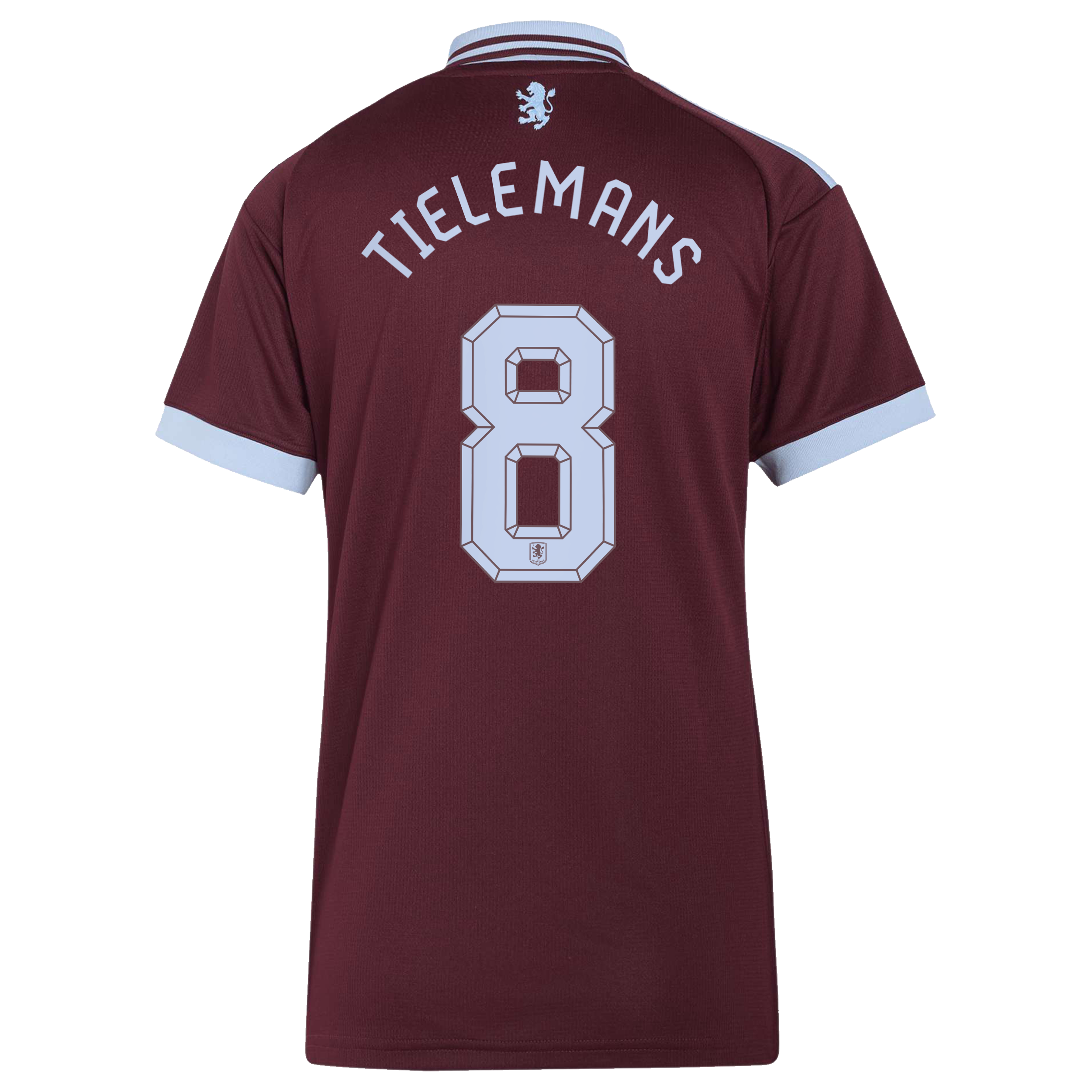 Aston Villa adidas Home Shirt 2026-27 - Womens with Tielemans 8 Cup printing, , rebel_hi-res