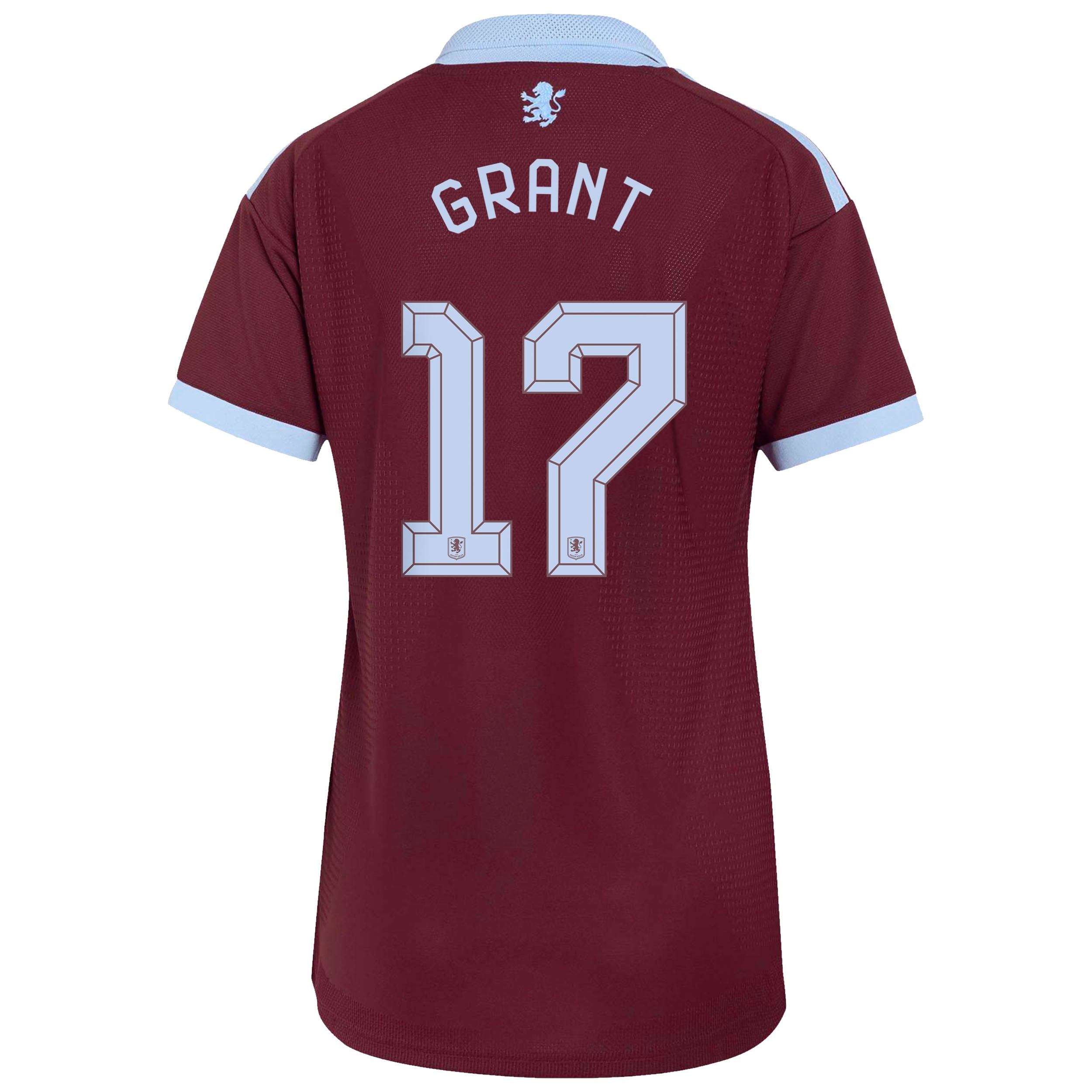 Aston Villa adidas Home Authentic Shirt 2026-27 - Womens with Grant 23 Cup printing, , rebel_hi-res