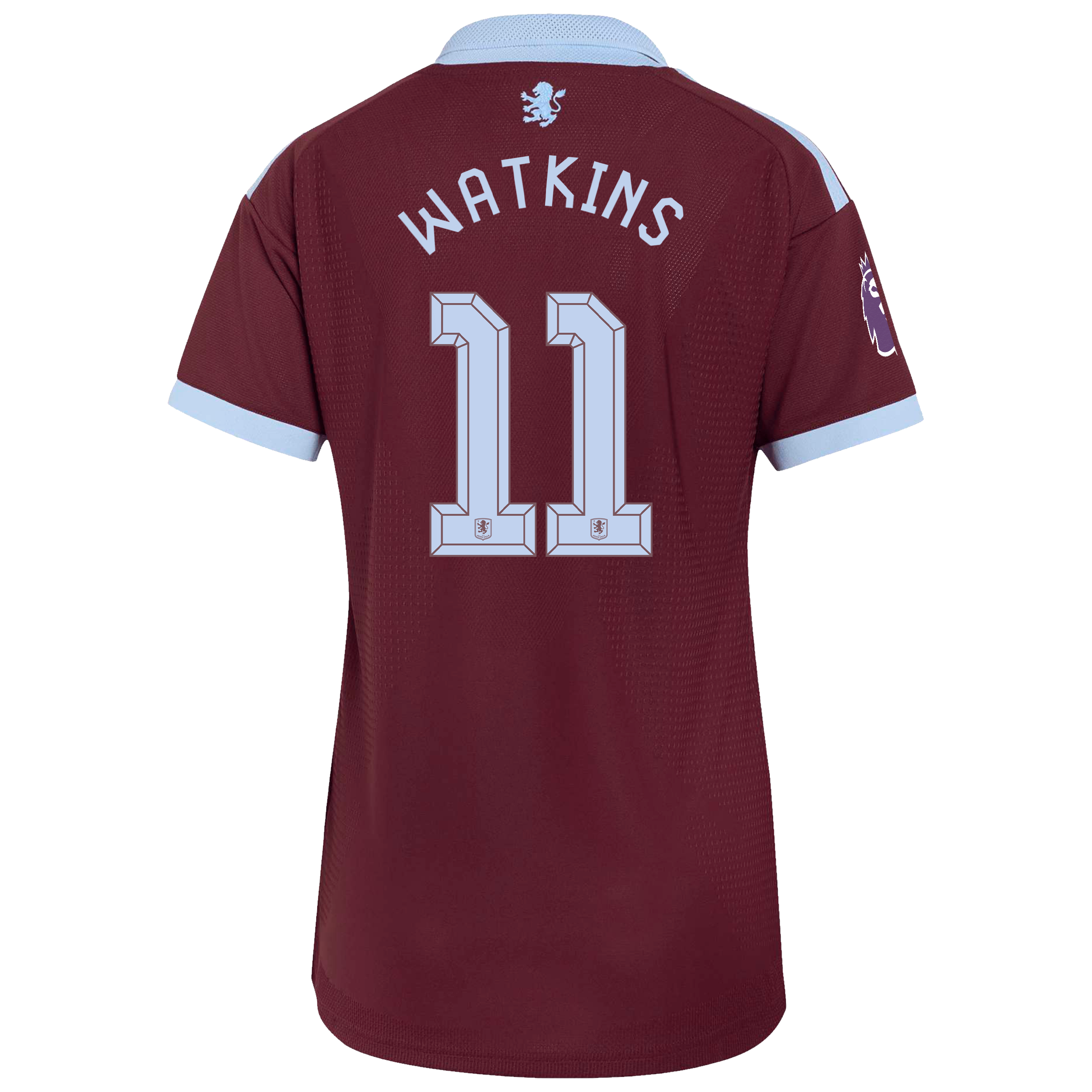 Aston Villa adidas Home Authentic Shirt 2026-27 - Womens with Watkins 11 Cup printing, , rebel_hi-res