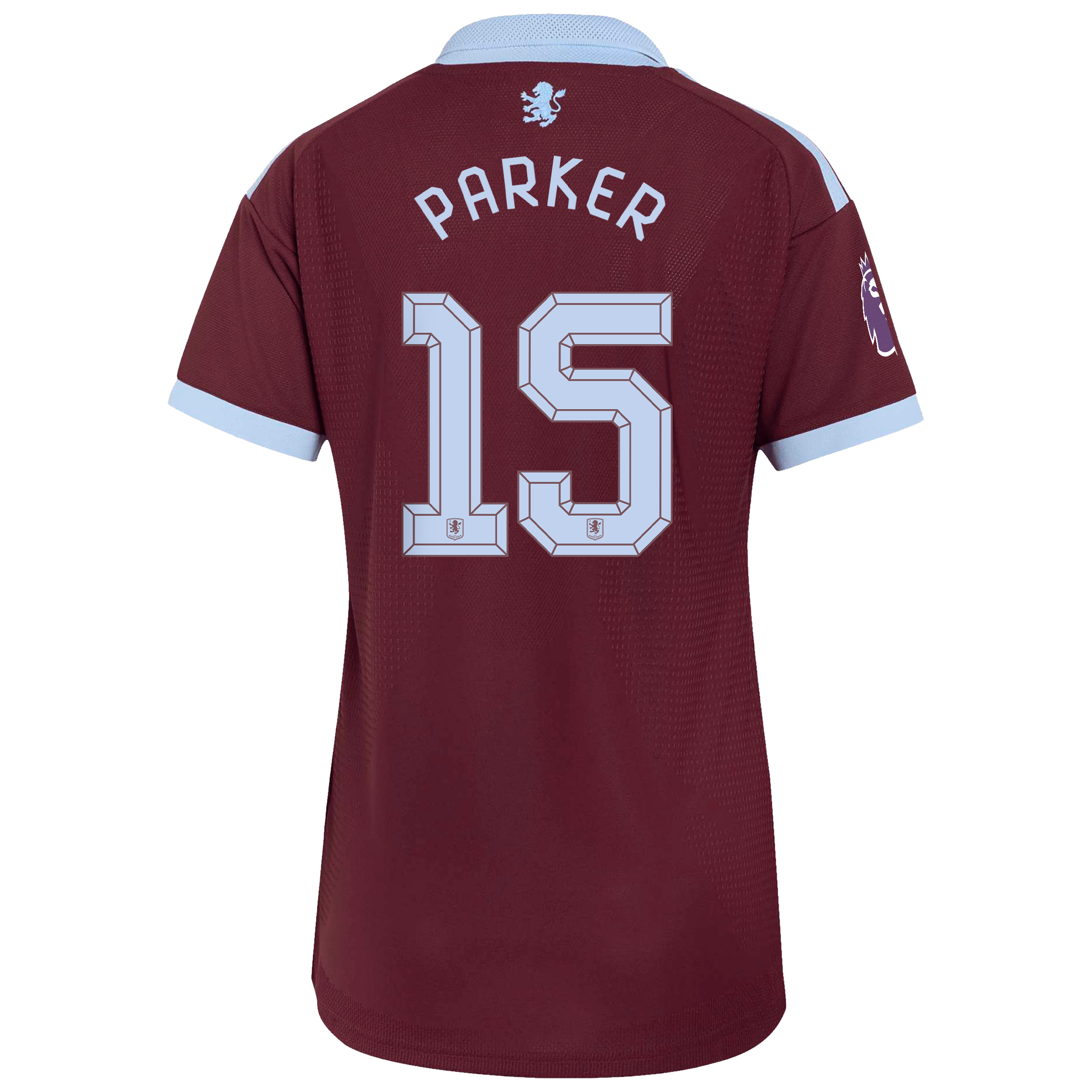 Aston Villa adidas Home Authentic Shirt 2026-27 - Womens with Parker 15 Cup printing, , rebel_hi-res