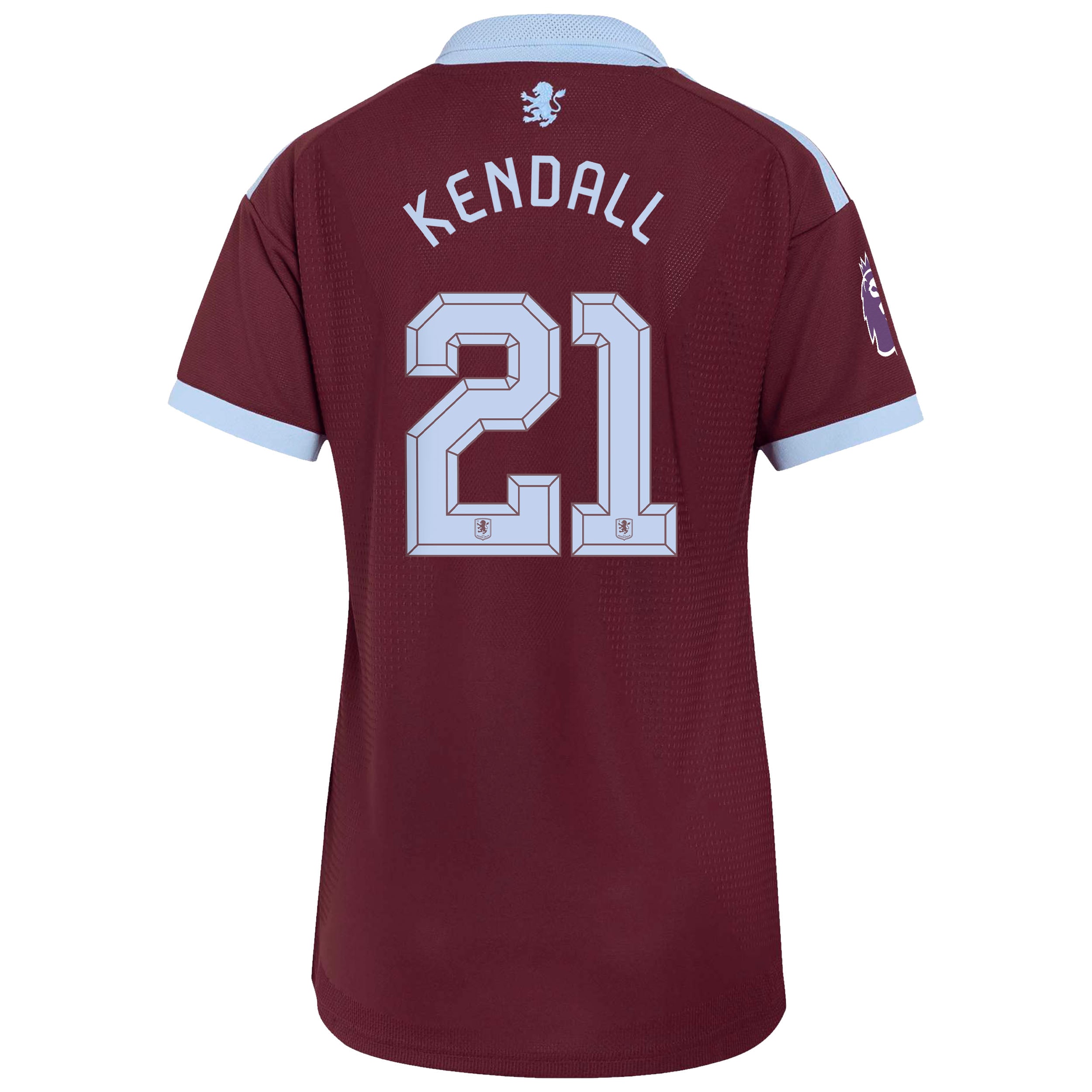 Aston Villa adidas Home Authentic Shirt 2026-27 - Womens with Kendall 21 Cup printing, , rebel_hi-res