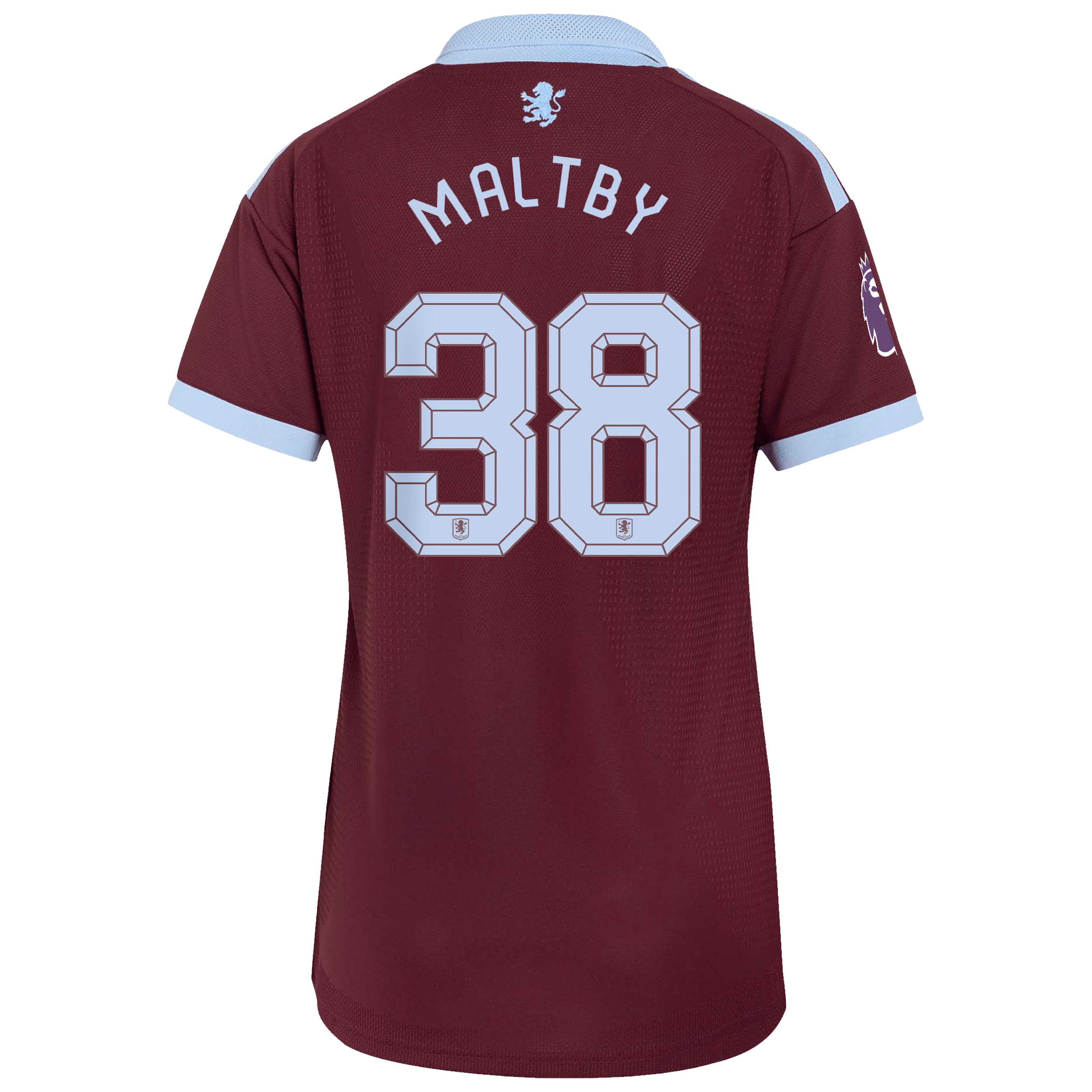 Aston Villa adidas Home Authentic Shirt 2026-27 - Womens with Maltby 38 Cup printing, , rebel_hi-res