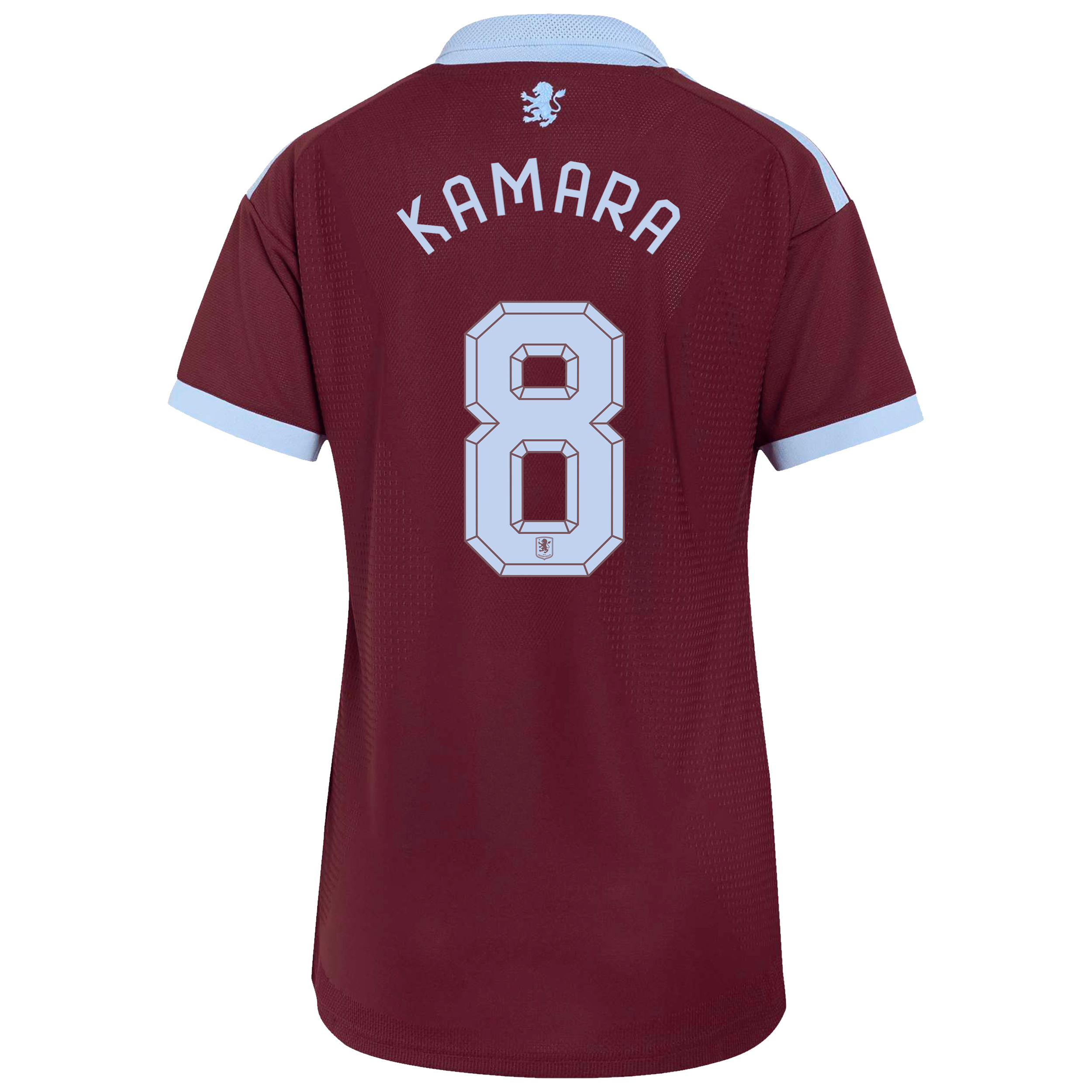 Aston Villa adidas Home Authentic Shirt 2026-27 - Womens with Kamara 44 Cup printing, , rebel_hi-res