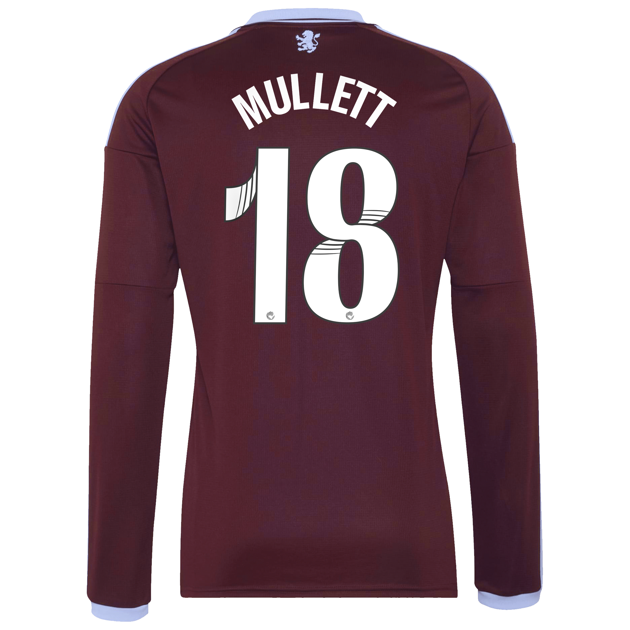 Aston Villa adidas WSL Home Shirt 2026-27 - Long Sleeve with Mullett 18 printing, , rebel_hi-res