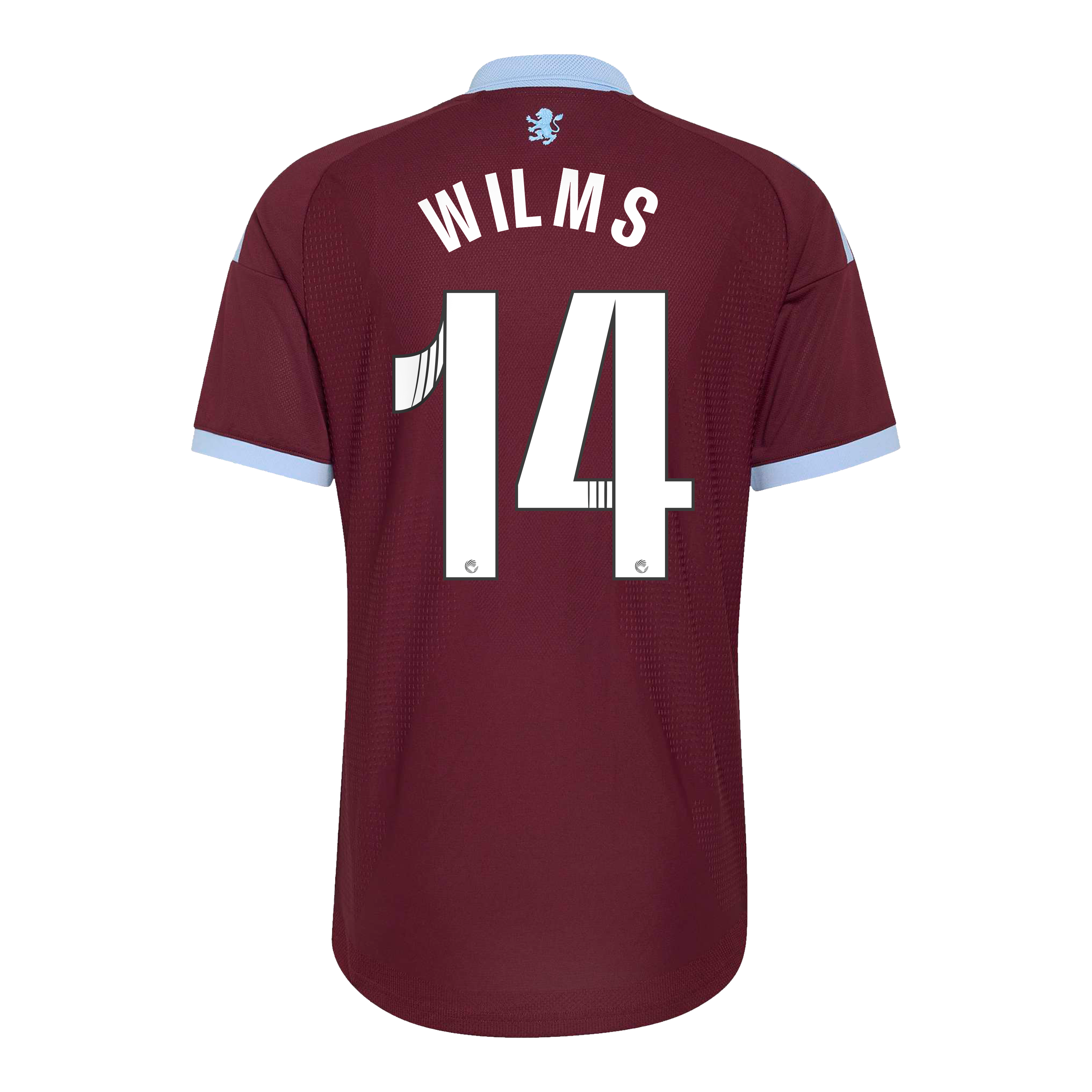 Aston Villa adidas WSL Home Authentic Shirt 2026-27 with Wilms 14 printing, , rebel_hi-res