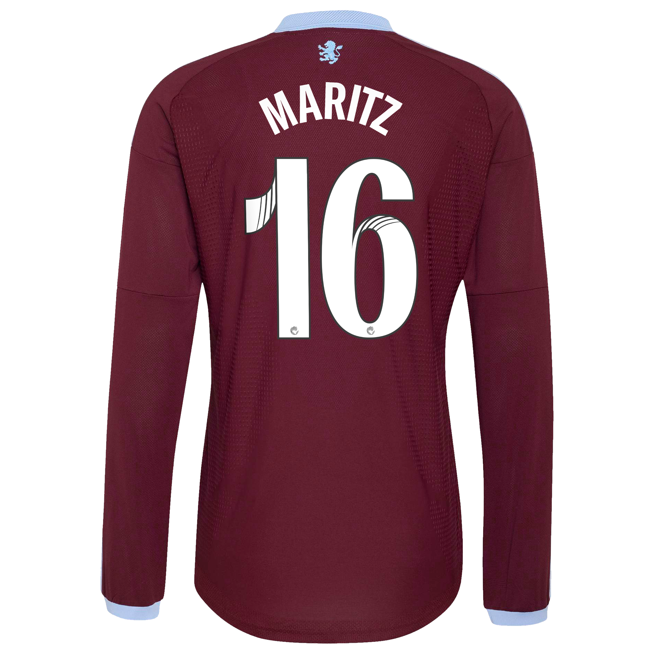 Aston Villa adidas WSL Home Authentic Shirt 2026-27 - Long Sleeve with Maritz 16 printing, , rebel_hi-res