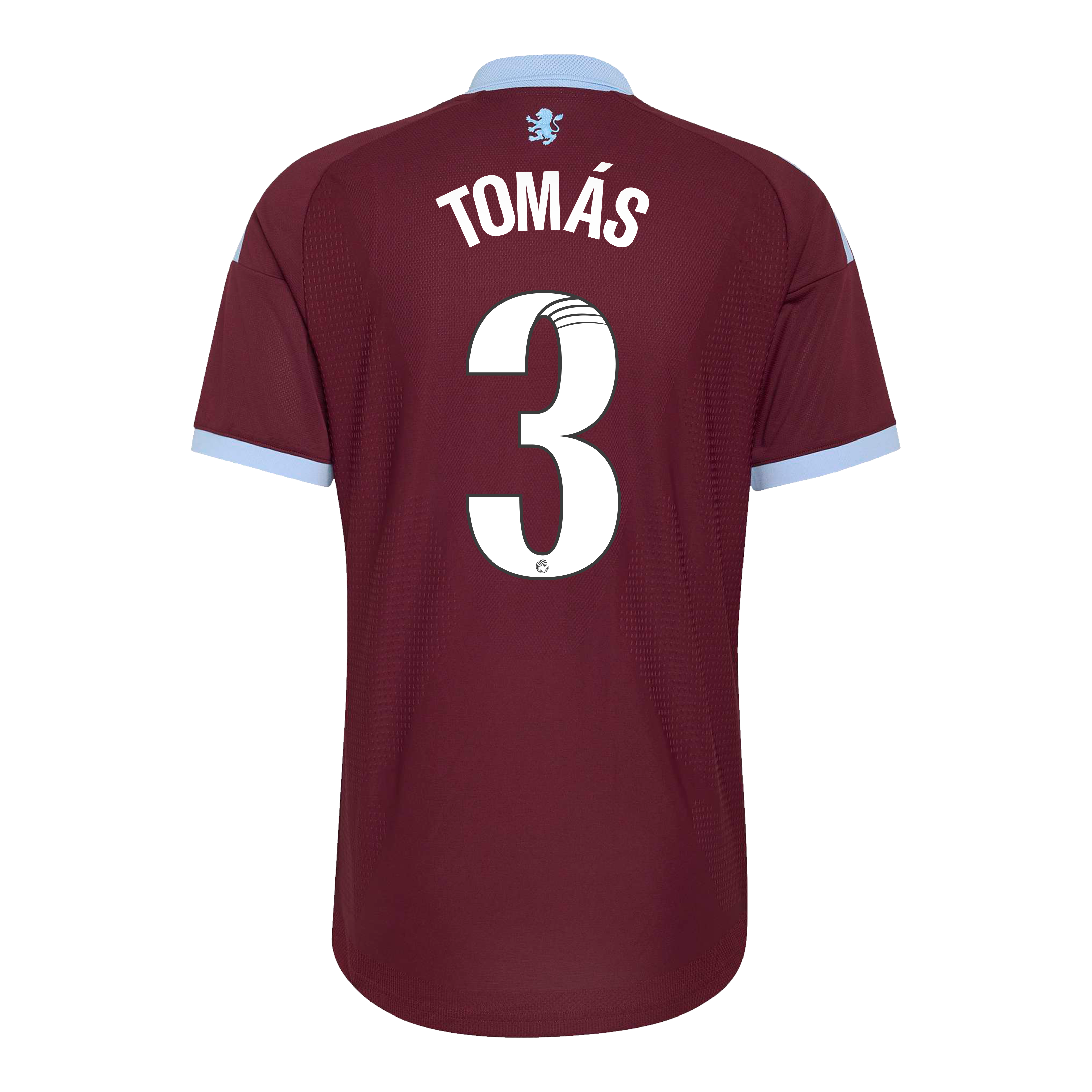 Aston Villa adidas WSL Home Authentic Shirt 2026-27 with Tom&aacute;s 3 printing, , rebel_hi-res