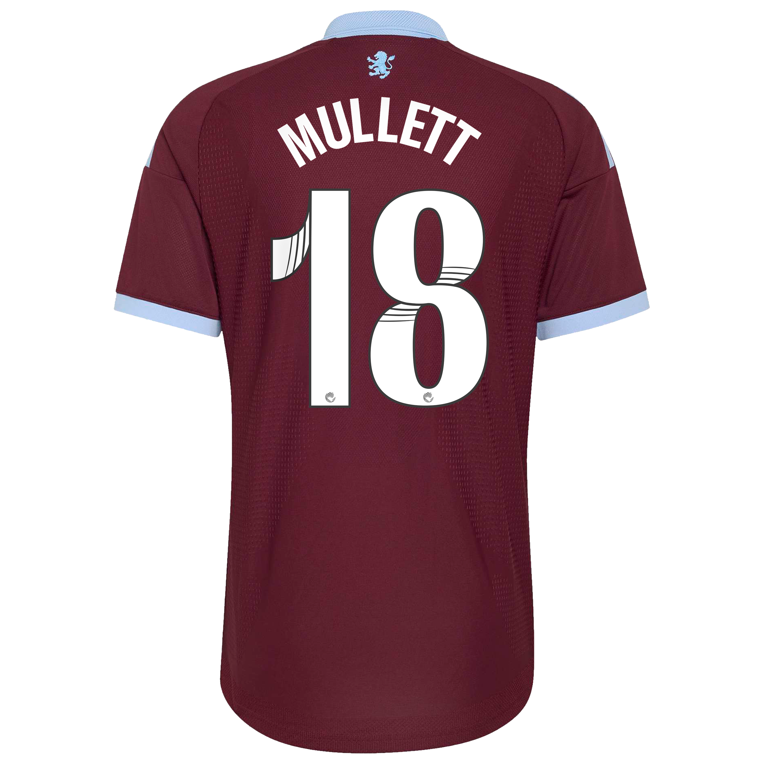 Aston Villa adidas WSL Home Authentic Shirt 2026-27 with Mullett 18 printing, , rebel_hi-res