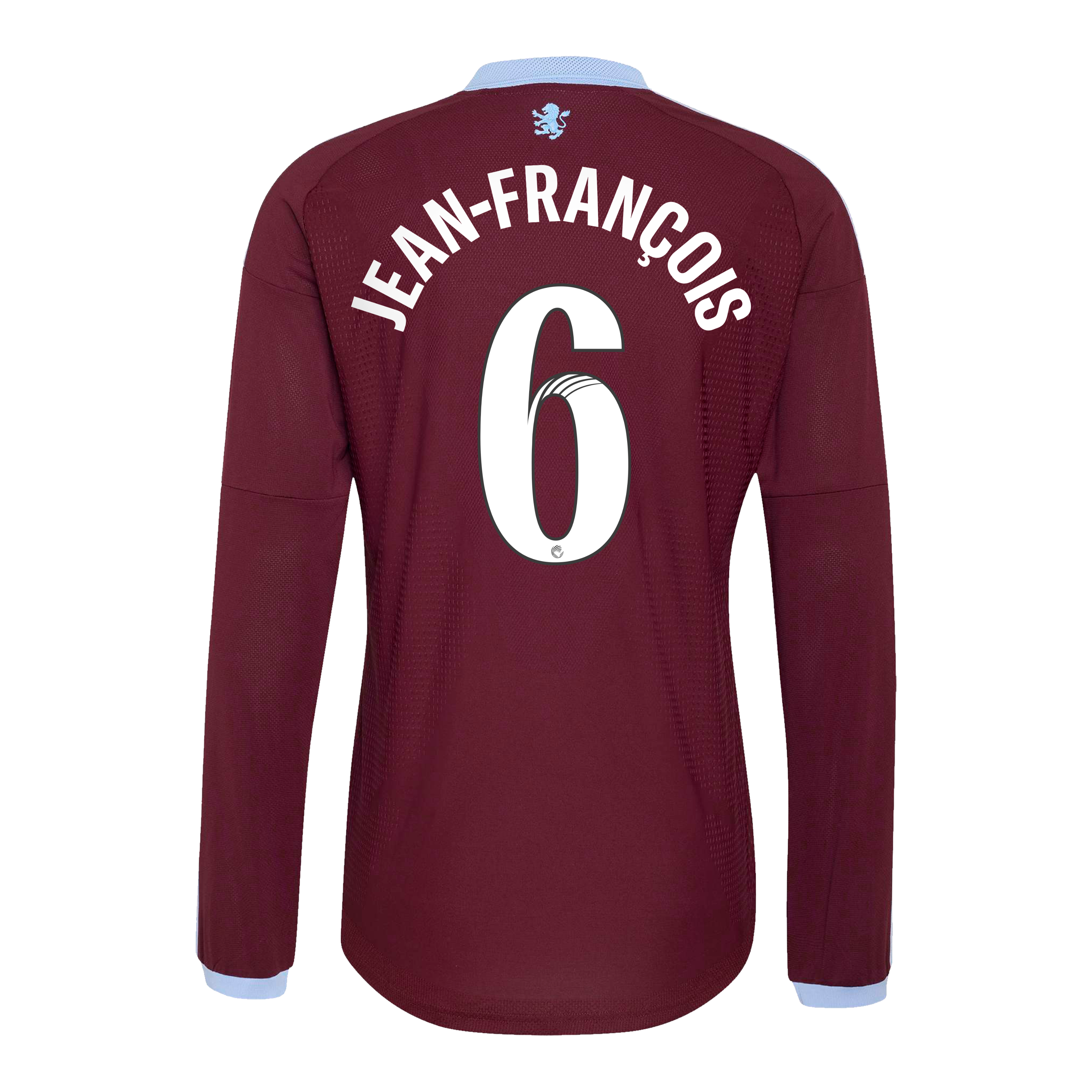 Aston Villa adidas WSL Home Authentic Shirt 2026-27 - Long Sleeve with Jean-Fran&ccedil;ois 6 printing, , rebel_hi-res