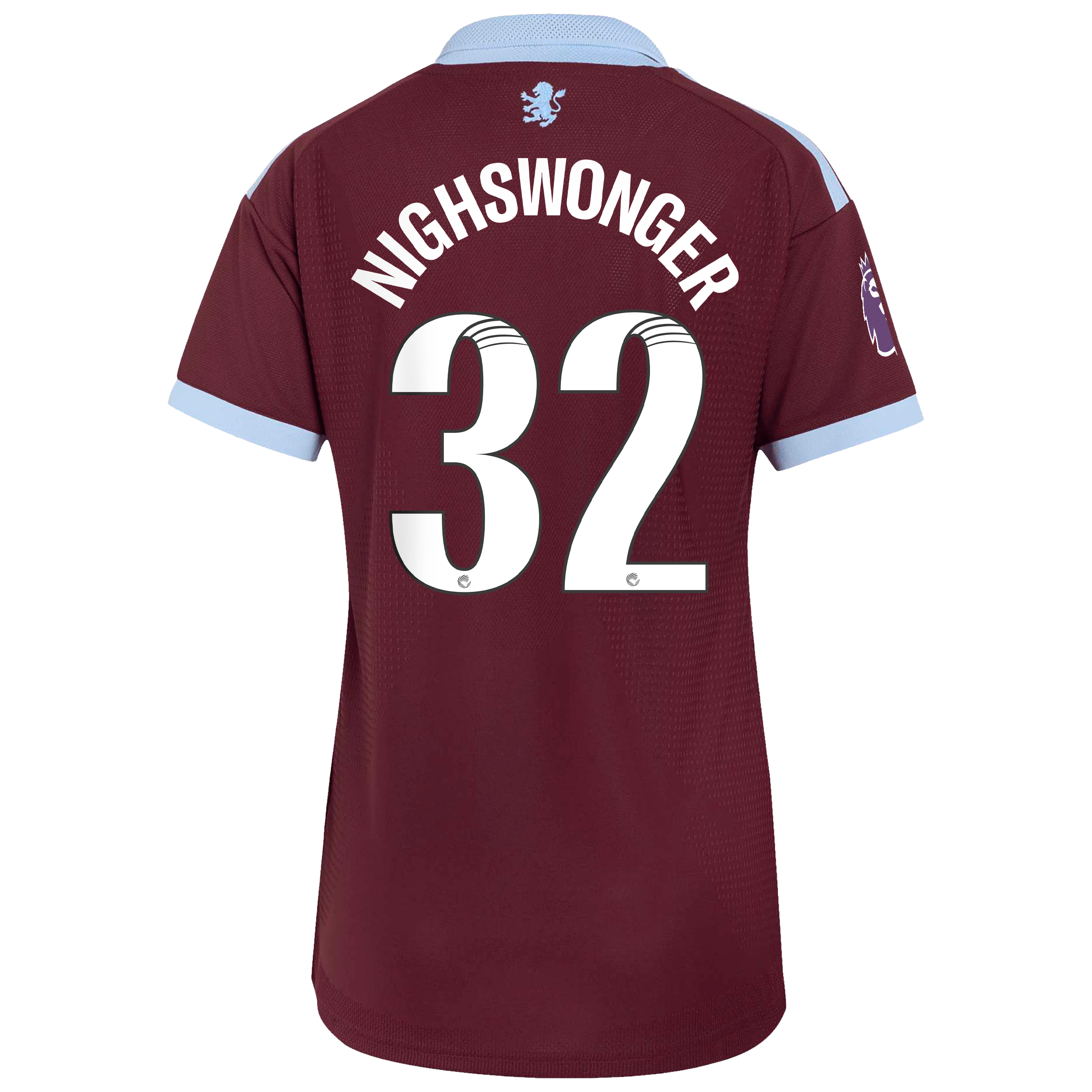 Aston Villa adidas WSL Home Authentic Shirt 2026-27 - Womens with Nighswonger 32 printing, , rebel_hi-res