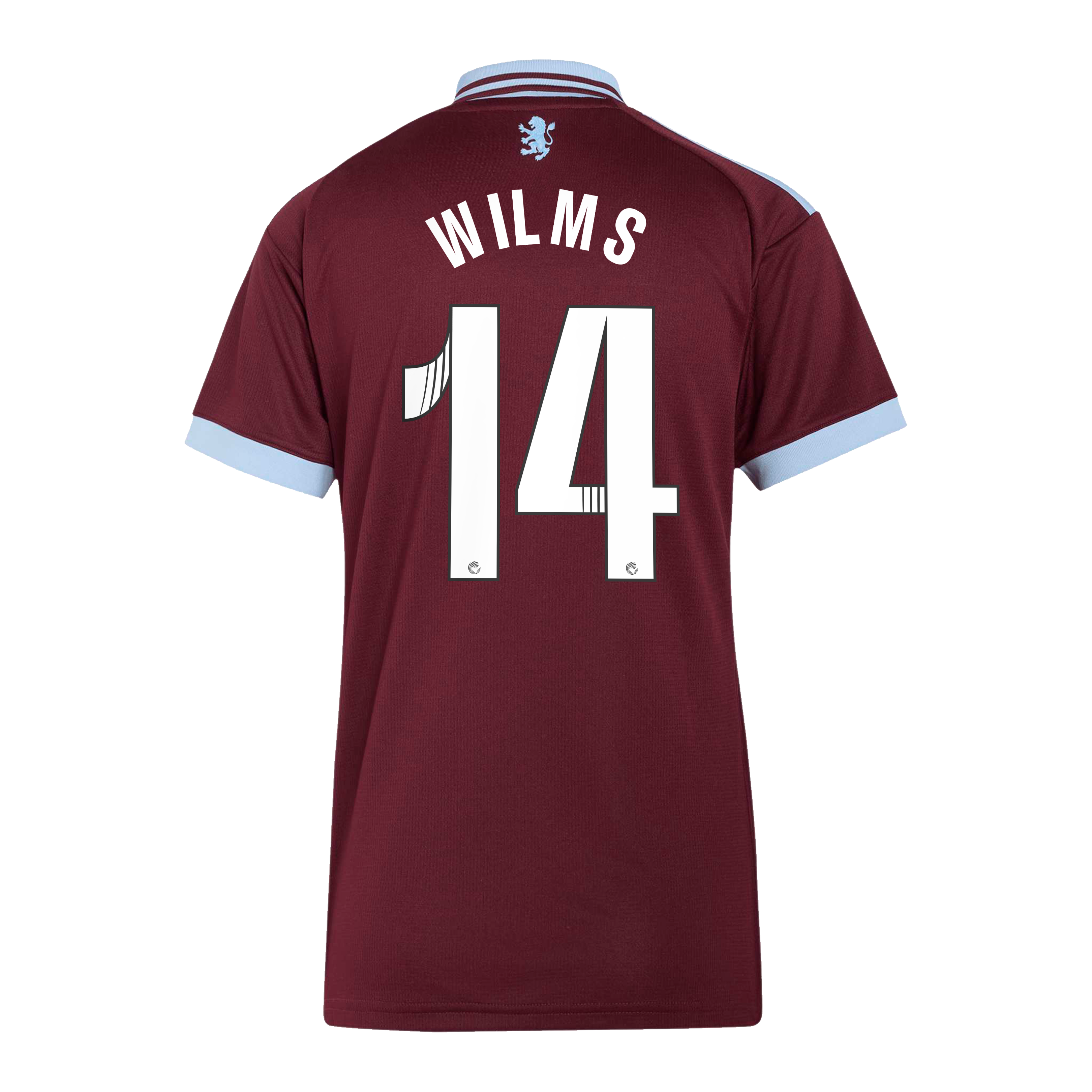 Aston Villa adidas WSL Home Shirt 2026-27 - Womens with Wilms 14 printing, , rebel_hi-res