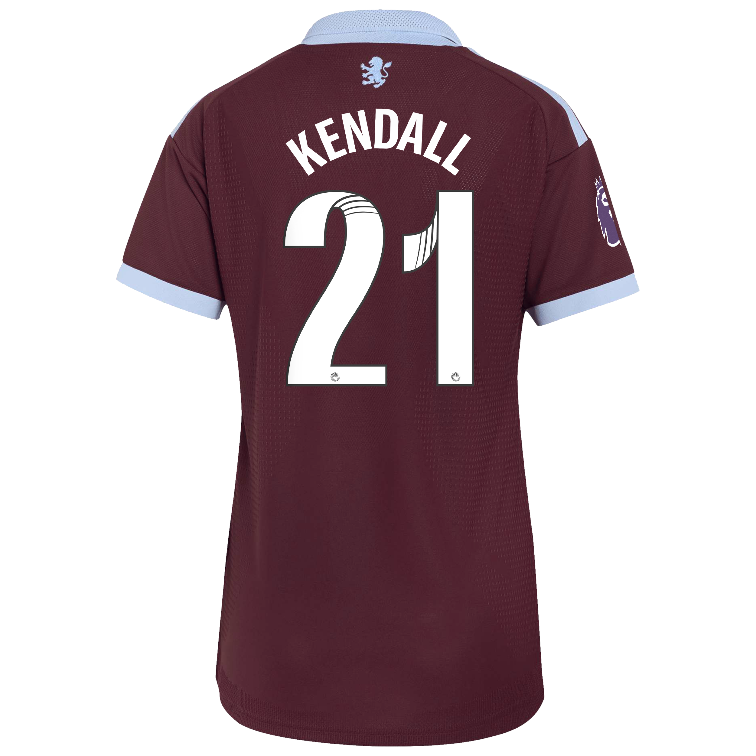 Aston Villa adidas WSL Home Authentic Shirt 2026-27 - Womens with Kendall 21 printing, , rebel_hi-res
