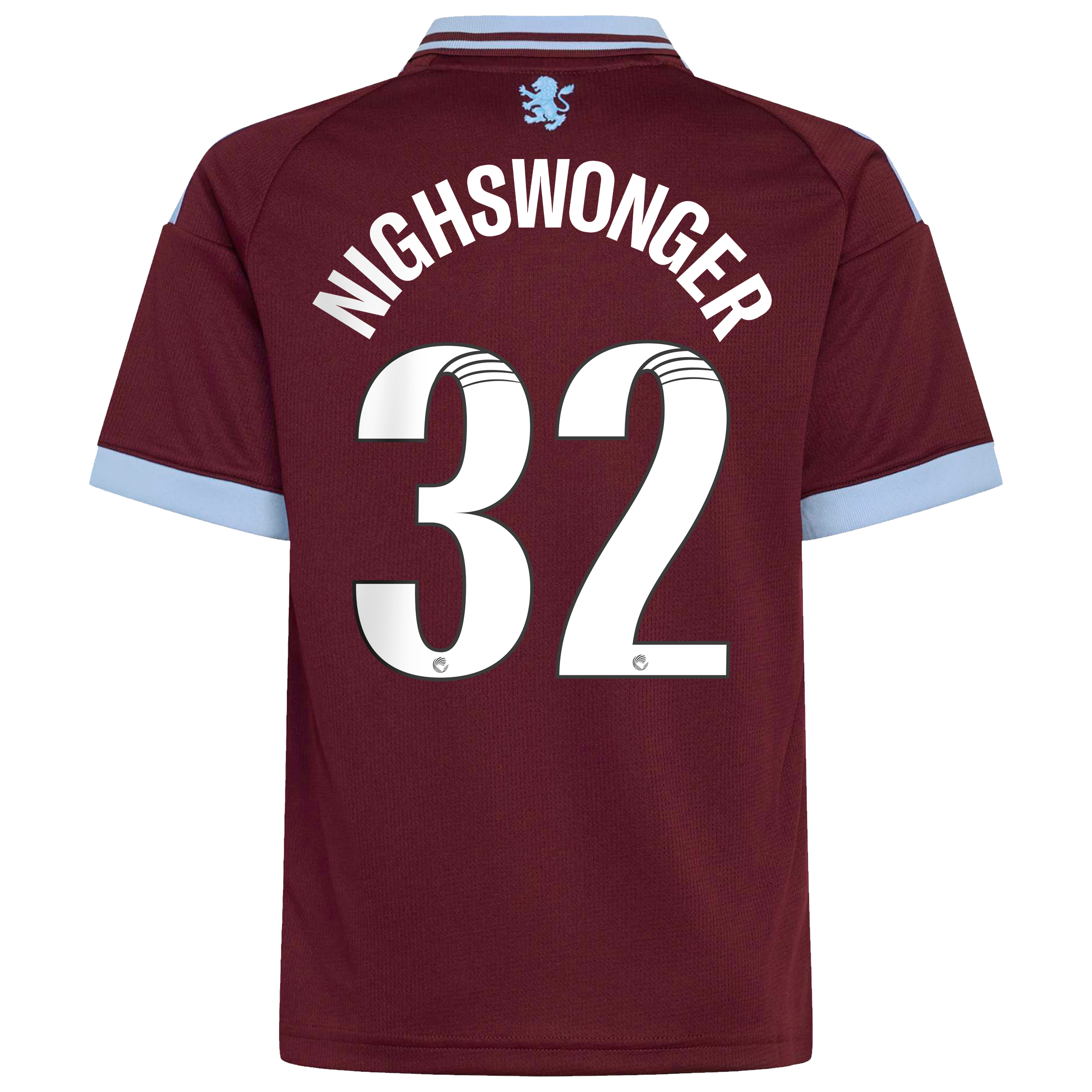 Aston Villa adidas WSL Home Shirt 2026-27 - Kids with Nighswonger 32 printing, , rebel_hi-res