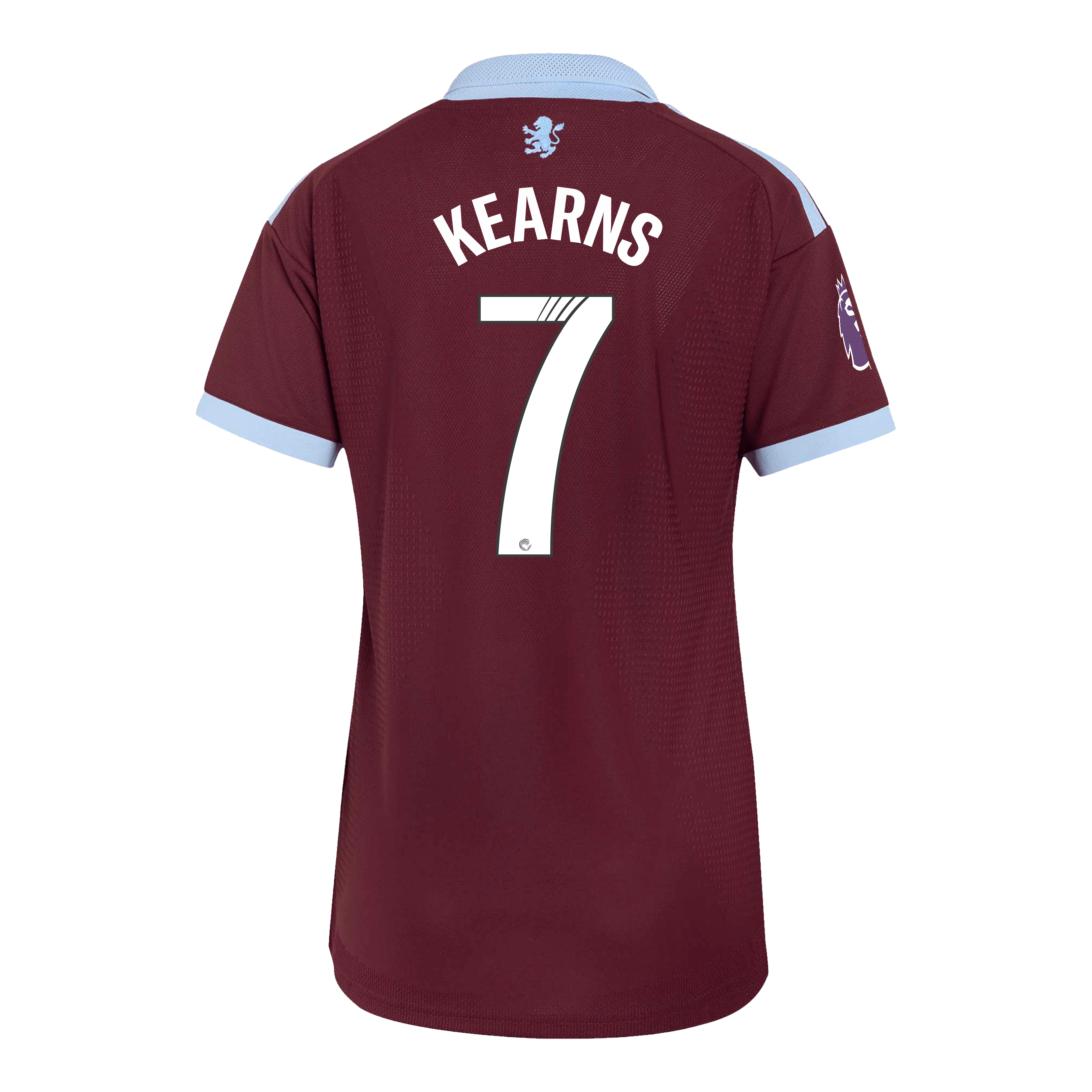 Aston Villa adidas WSL Home Authentic Shirt 2026-27 - Womens with Kearns 7 printing, , rebel_hi-res