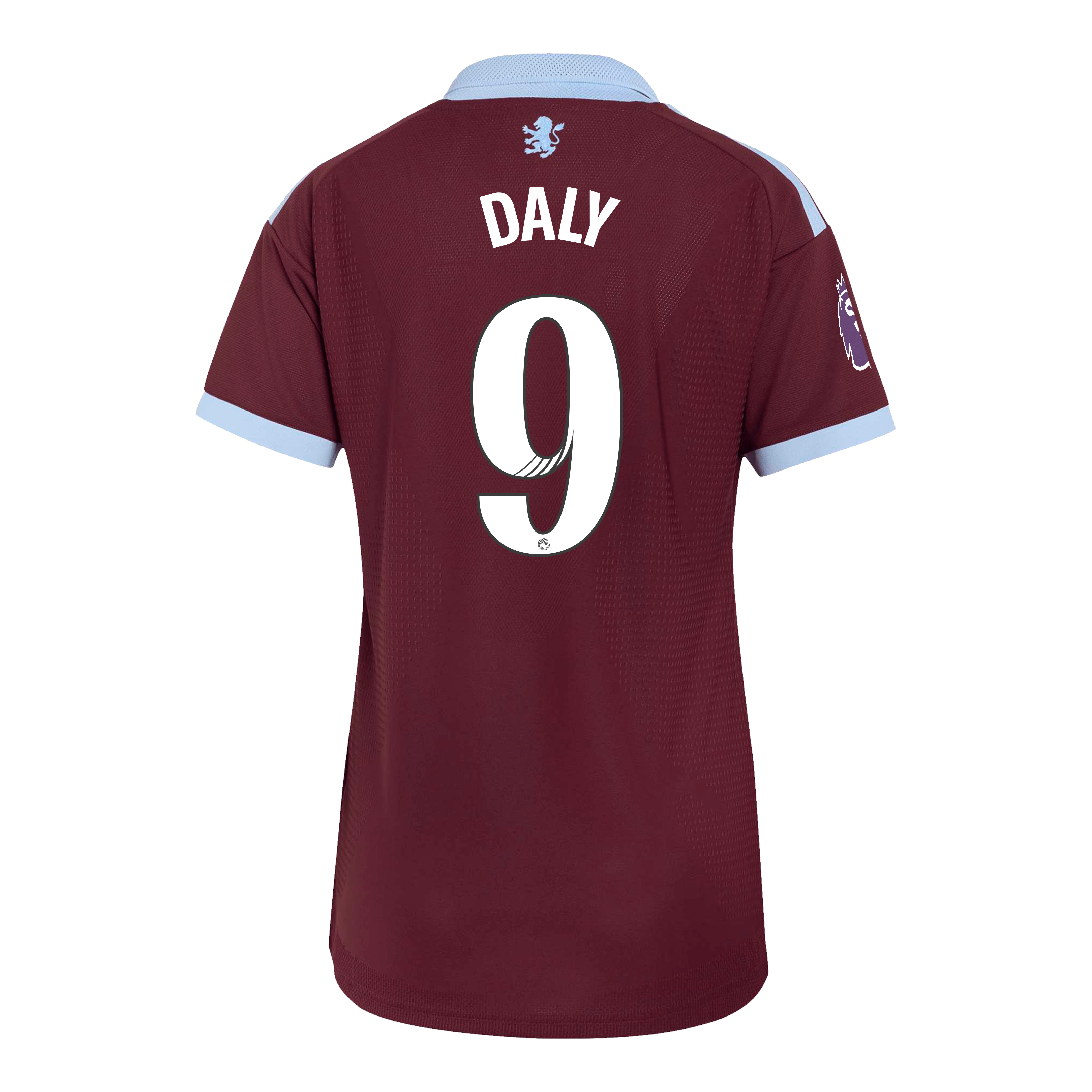 Aston Villa adidas WSL Home Authentic Shirt 2026-27 - Womens with Daly 9 printing, , rebel_hi-res