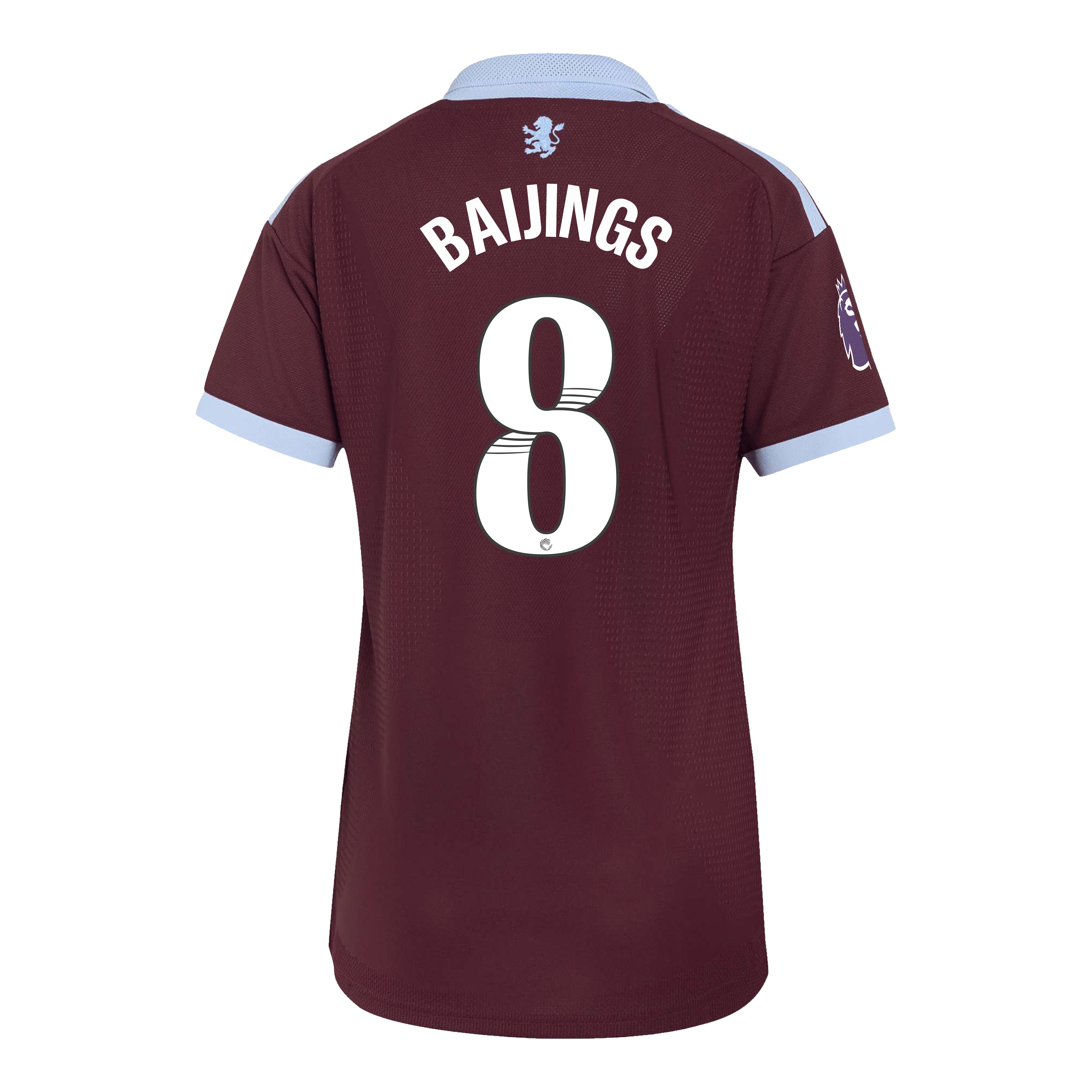 Aston Villa adidas WSL Home Authentic Shirt 2026-27 - Womens with Baijings 8 printing, , rebel_hi-res