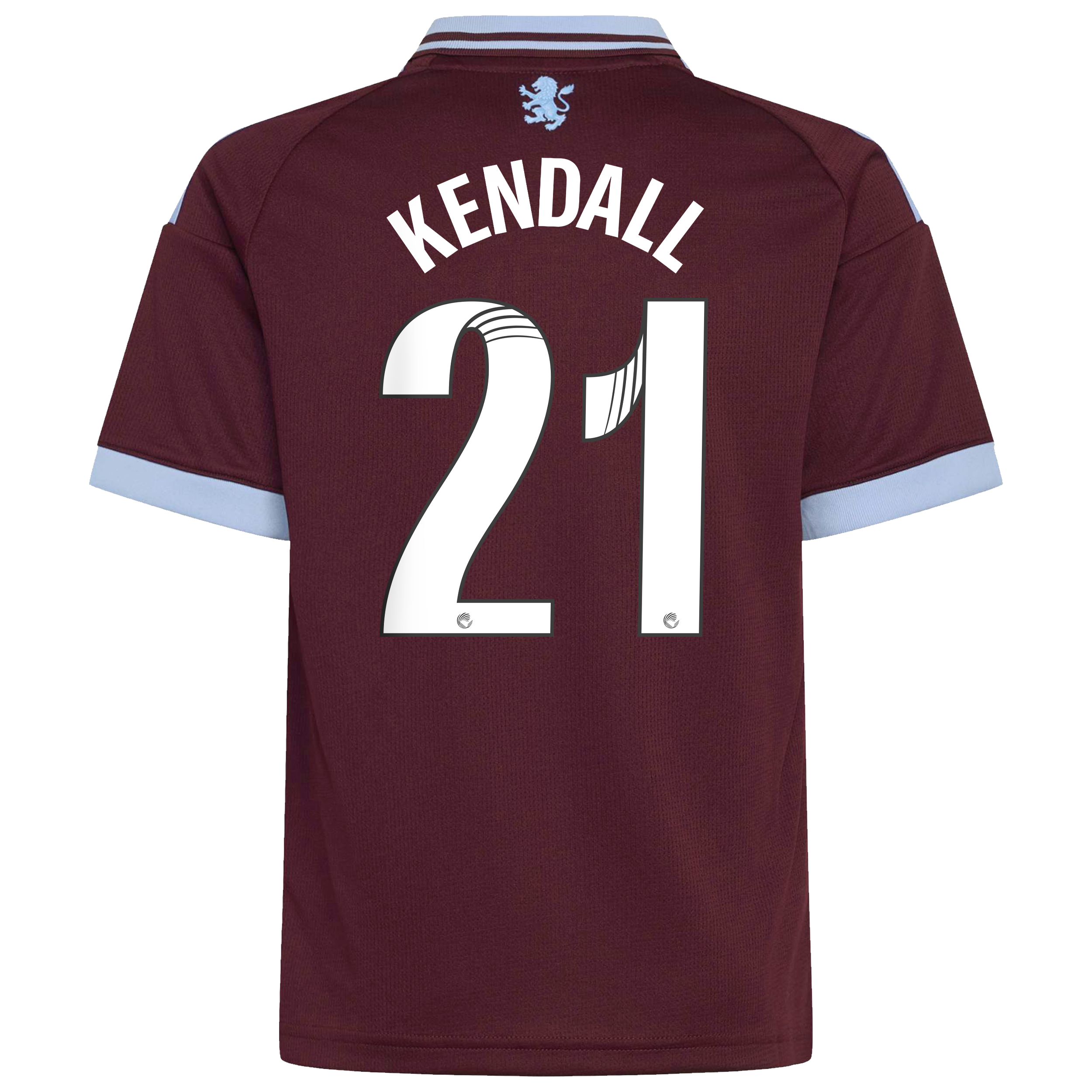 Aston Villa adidas WSL Home Shirt 2026-27 - Kids with Kendall 21 printing, , rebel_hi-res