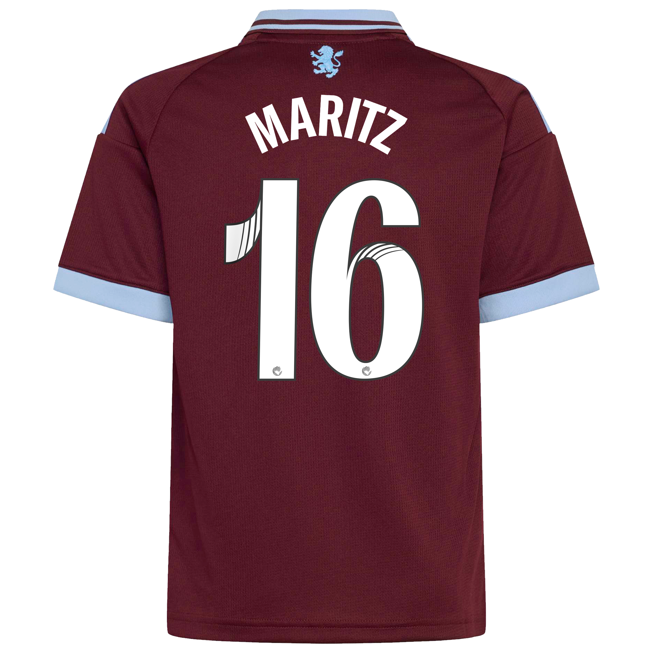 Aston Villa adidas WSL Home Shirt 2026-27 - Kids with Maritz 16 printing, , rebel_hi-res