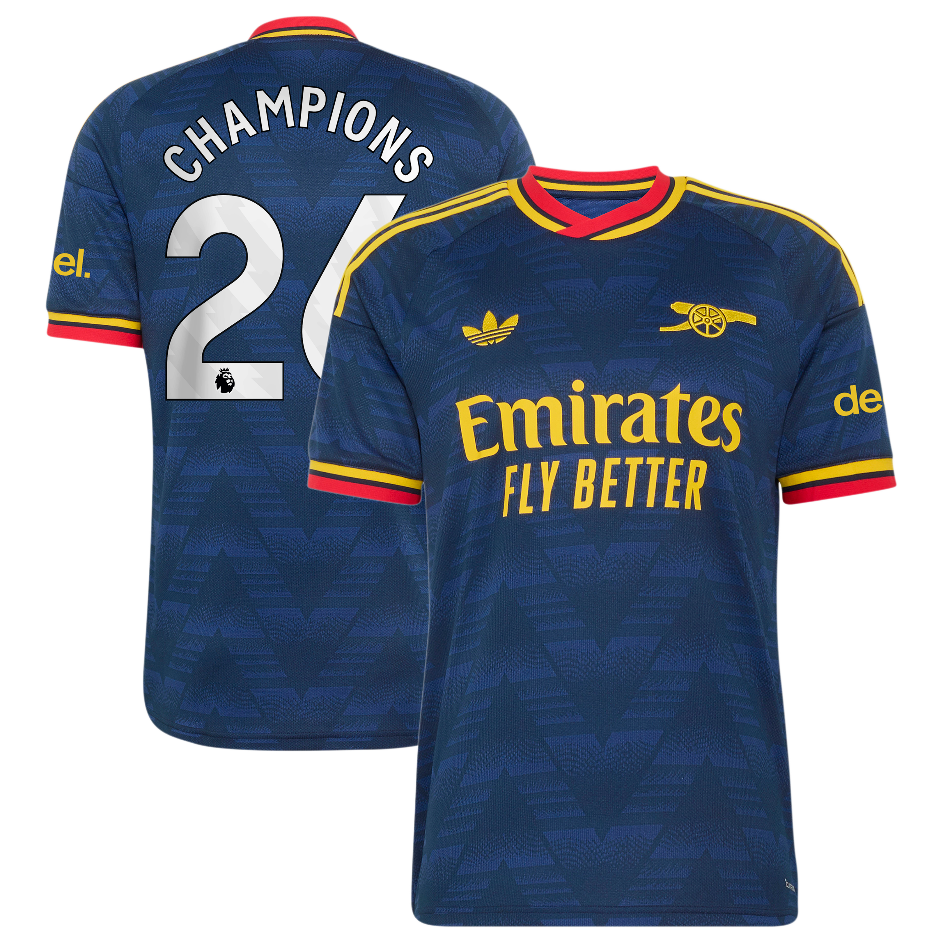 Arsenal adidas Away Shirt 2026-27 with Champions 26 printing, , rebel_hi-res