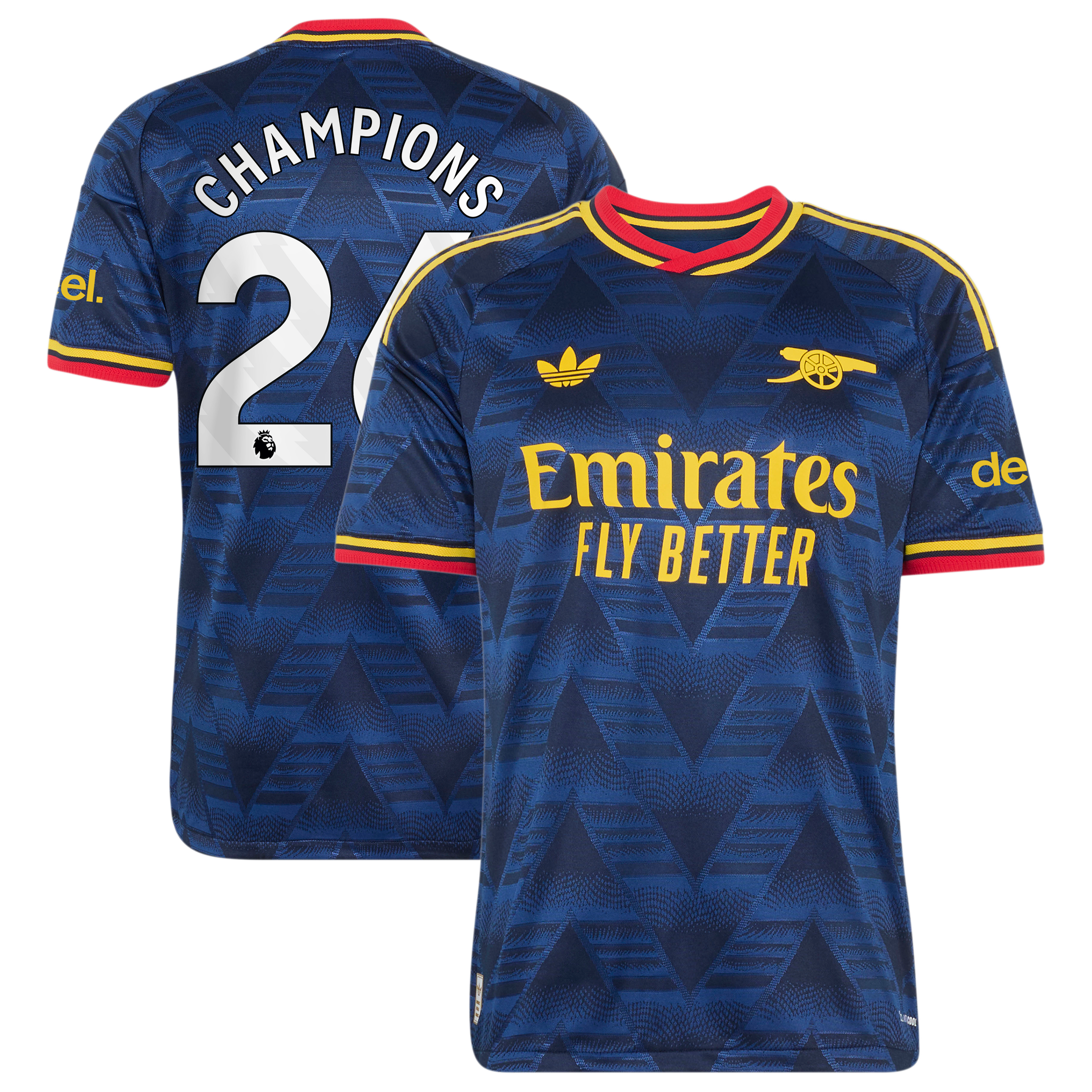 Arsenal adidas Away Authentic Shirt 2026-27 with Champions 26 printing, , rebel_hi-res