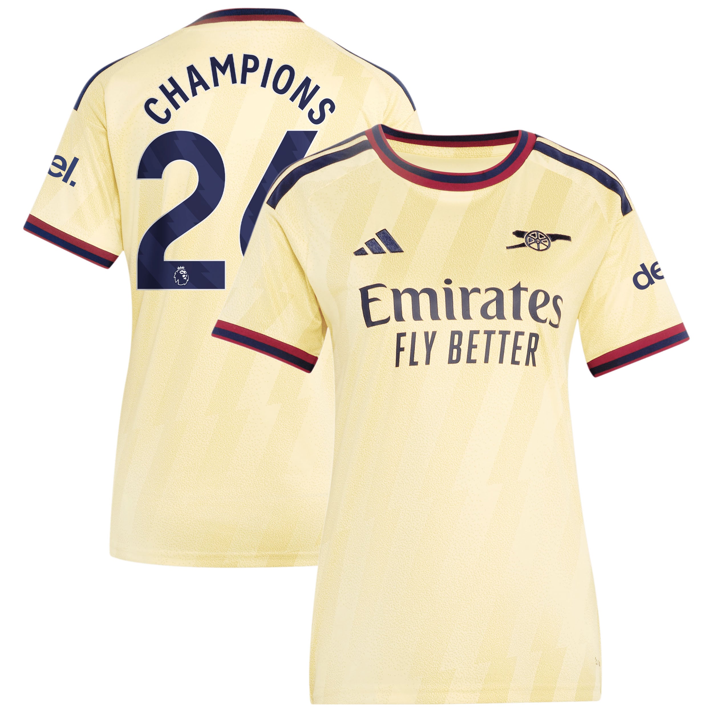 Arsenal adidas Third Shirt 2026-27 - Womens with Champions 26 printing, , rebel_hi-res