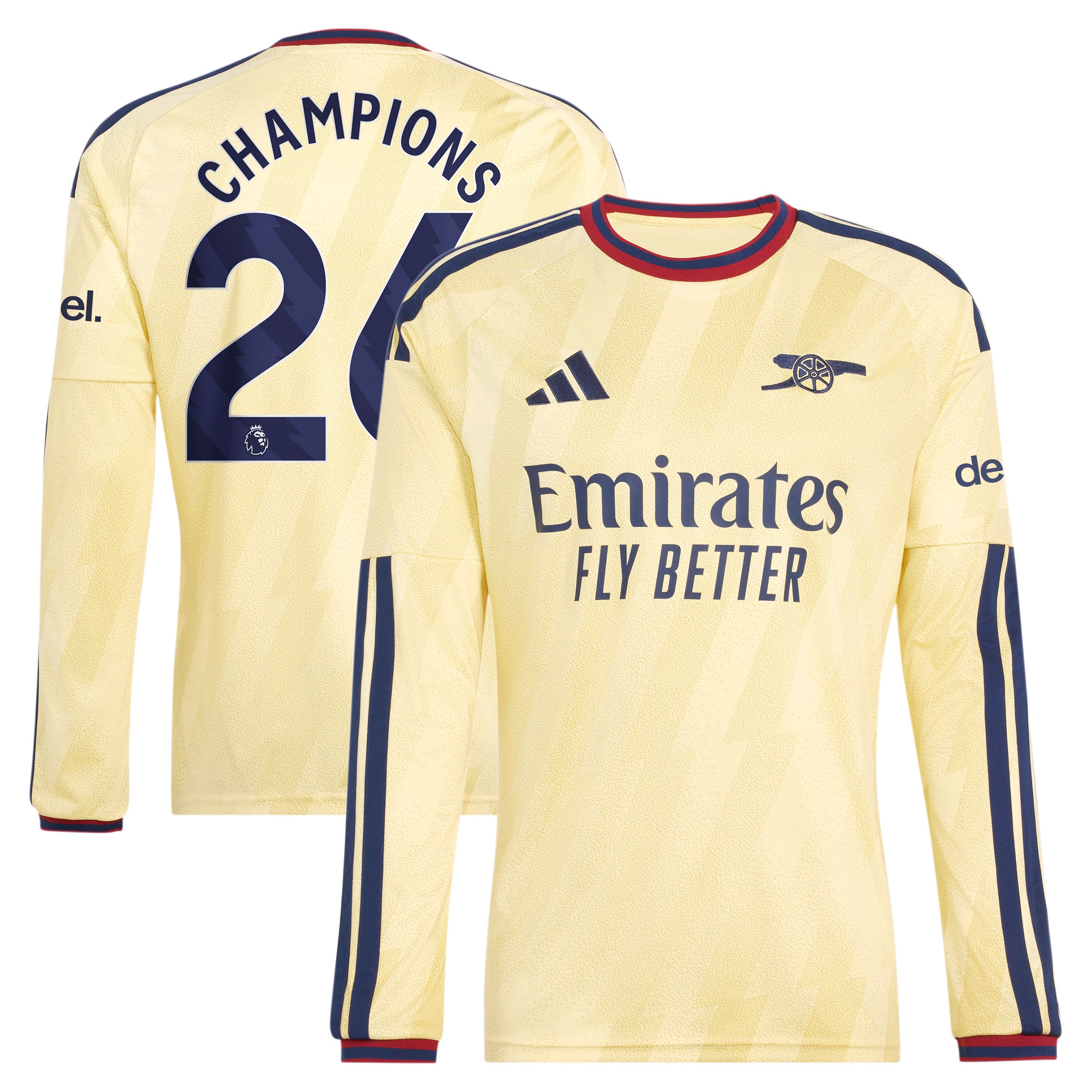 Arsenal adidas Third Shirt 2026-27 - Long Sleeve with Champions 26 printing, , rebel_hi-res