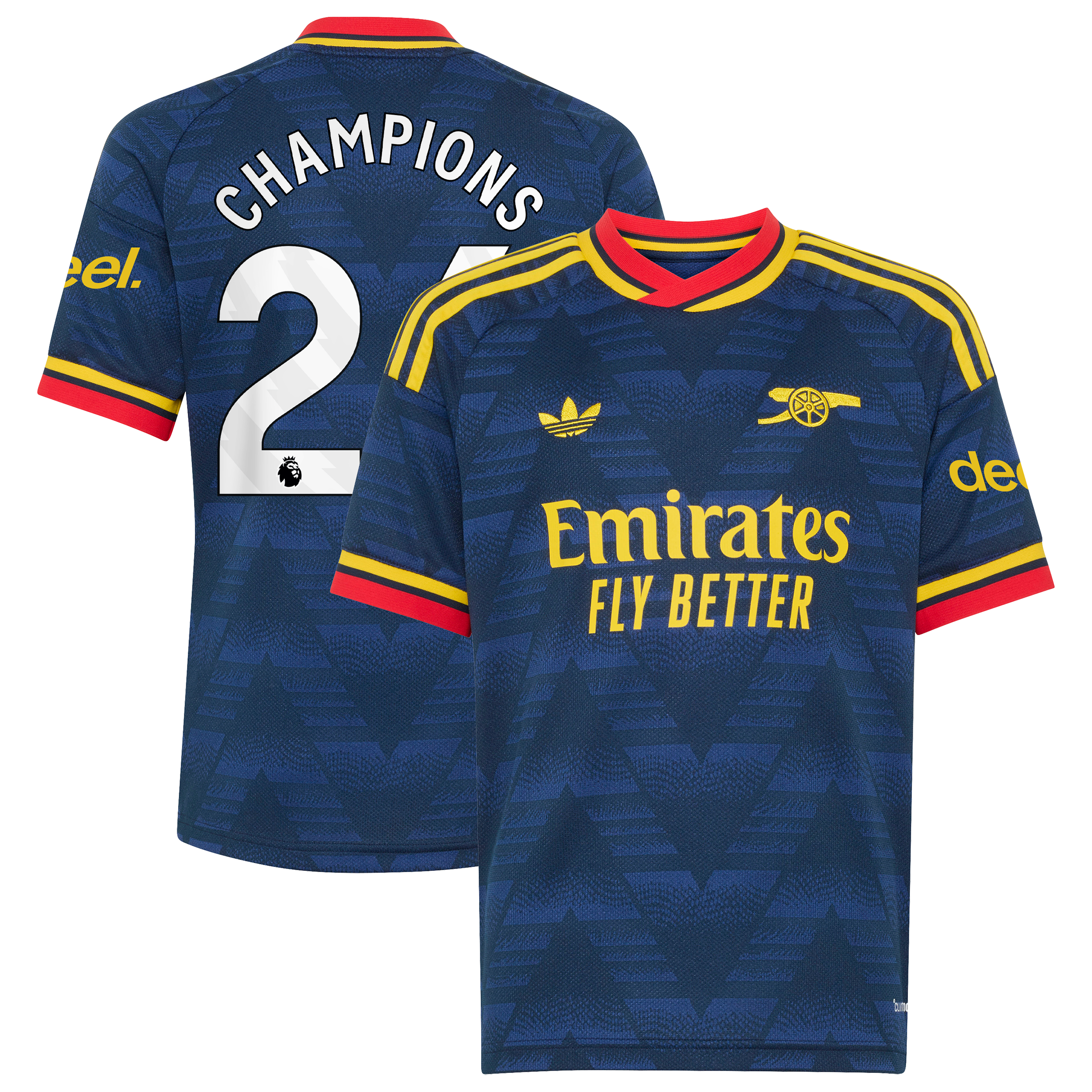 Arsenal adidas Away Shirt 2026-27 - Kids with Champions 26 printing, , rebel_hi-res