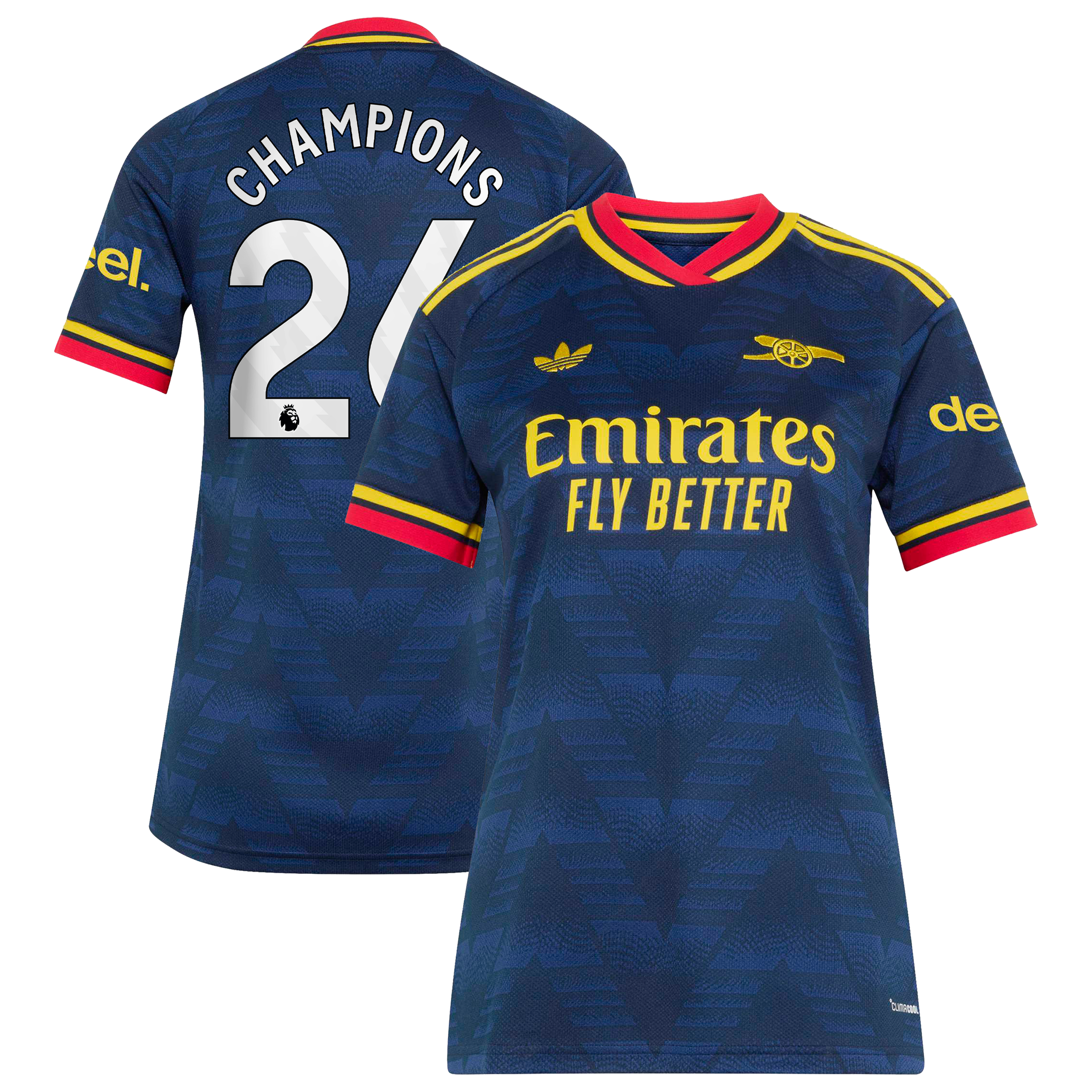 Arsenal adidas Away Shirt 2026-27 - Womens with Champions 26 printing, , rebel_hi-res