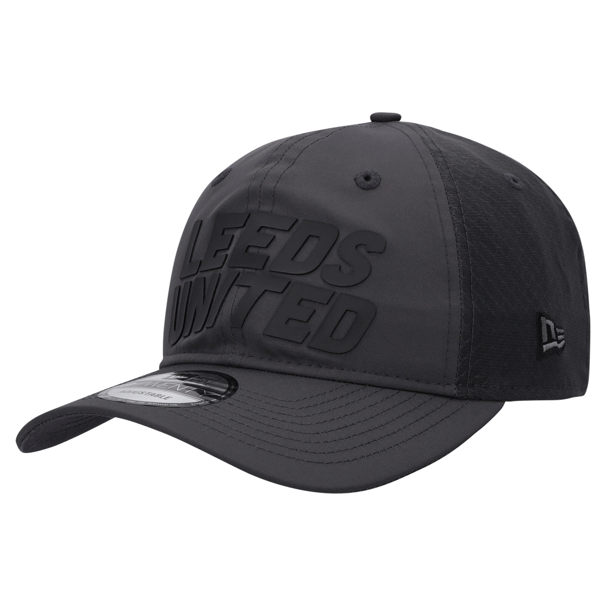 Leeds United New Era Tonal Wordmark 9TWENTY - Black - Unisex, , rebel_hi-res