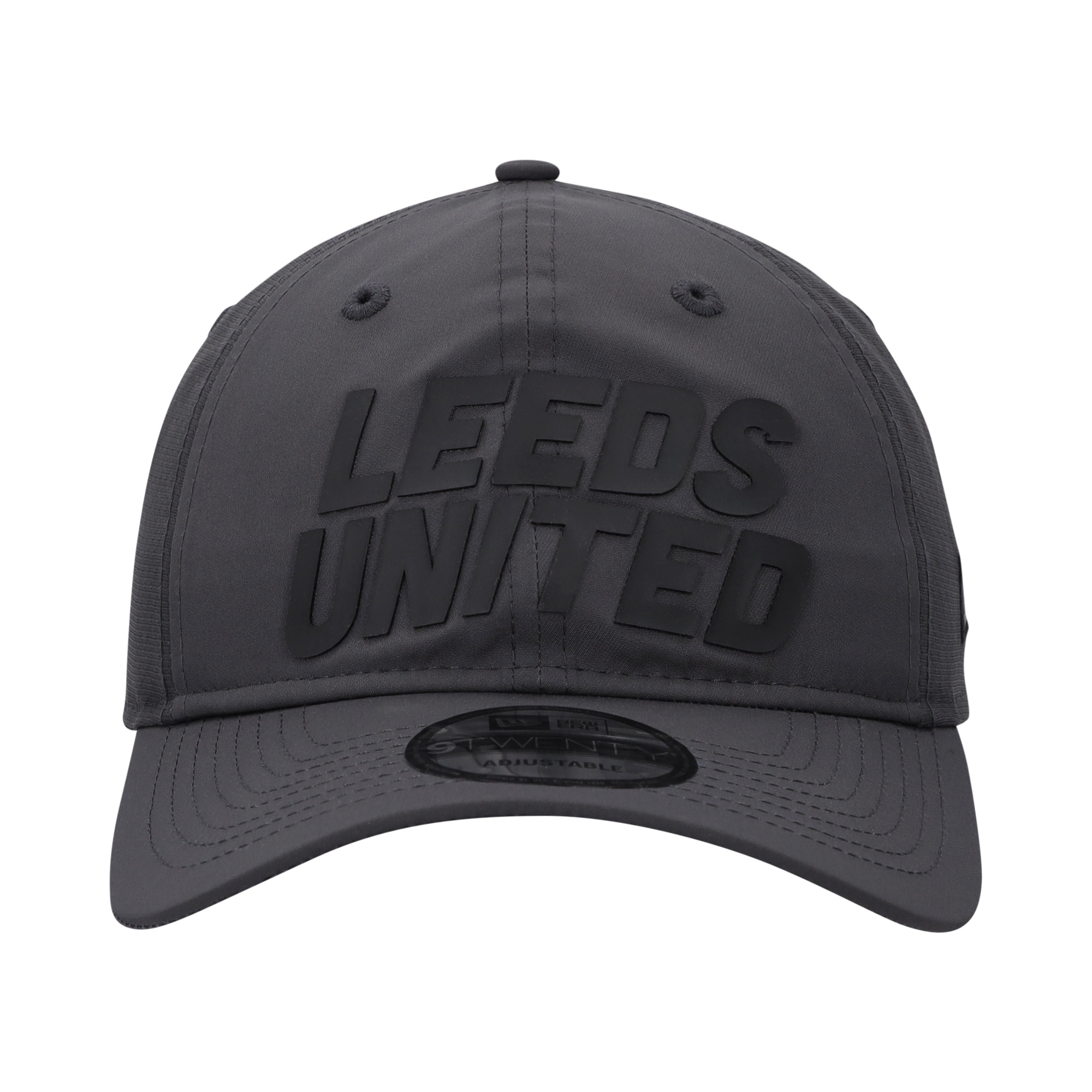 Leeds United New Era Tonal Wordmark 9TWENTY - Black - Unisex, , rebel_hi-res